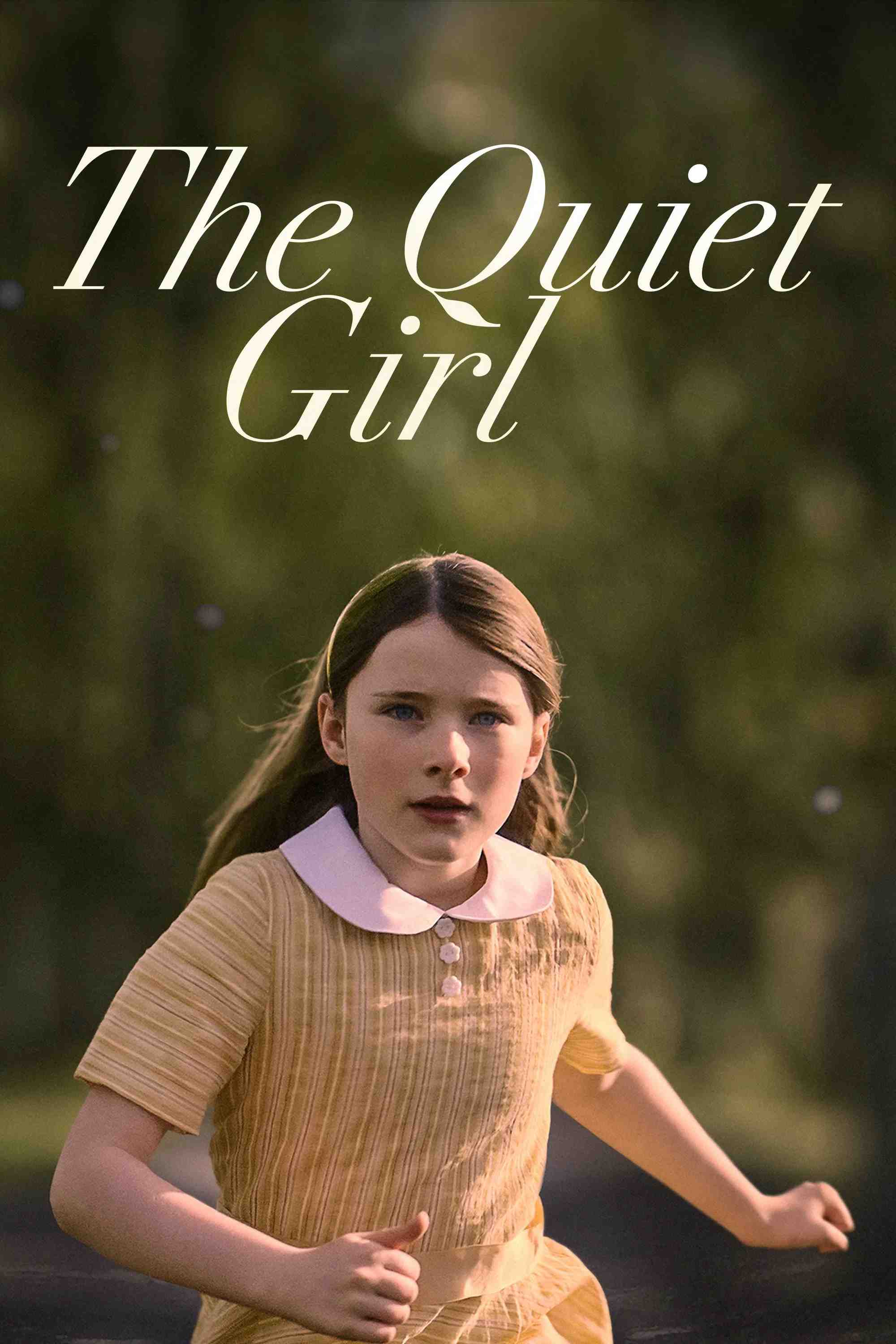 Poster chính thức của phim Phim Tâm Lý "Cô Nàng Trầm Lặng" (The Quiet Girl - 2022), với sự tham gia của diễn viên Catherine Clinch và Andrew Bennett.