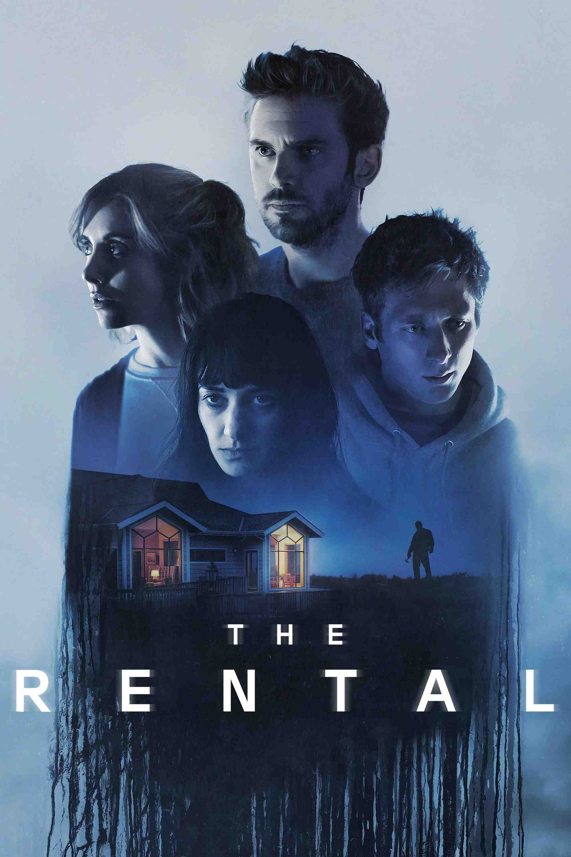 Poster chính thức của phim Phim Kinh Dị, Phim Giật Gân "The Rental" (The Rental - 2020), với sự tham gia của diễn viên Dan Stevens và Alison Brie.