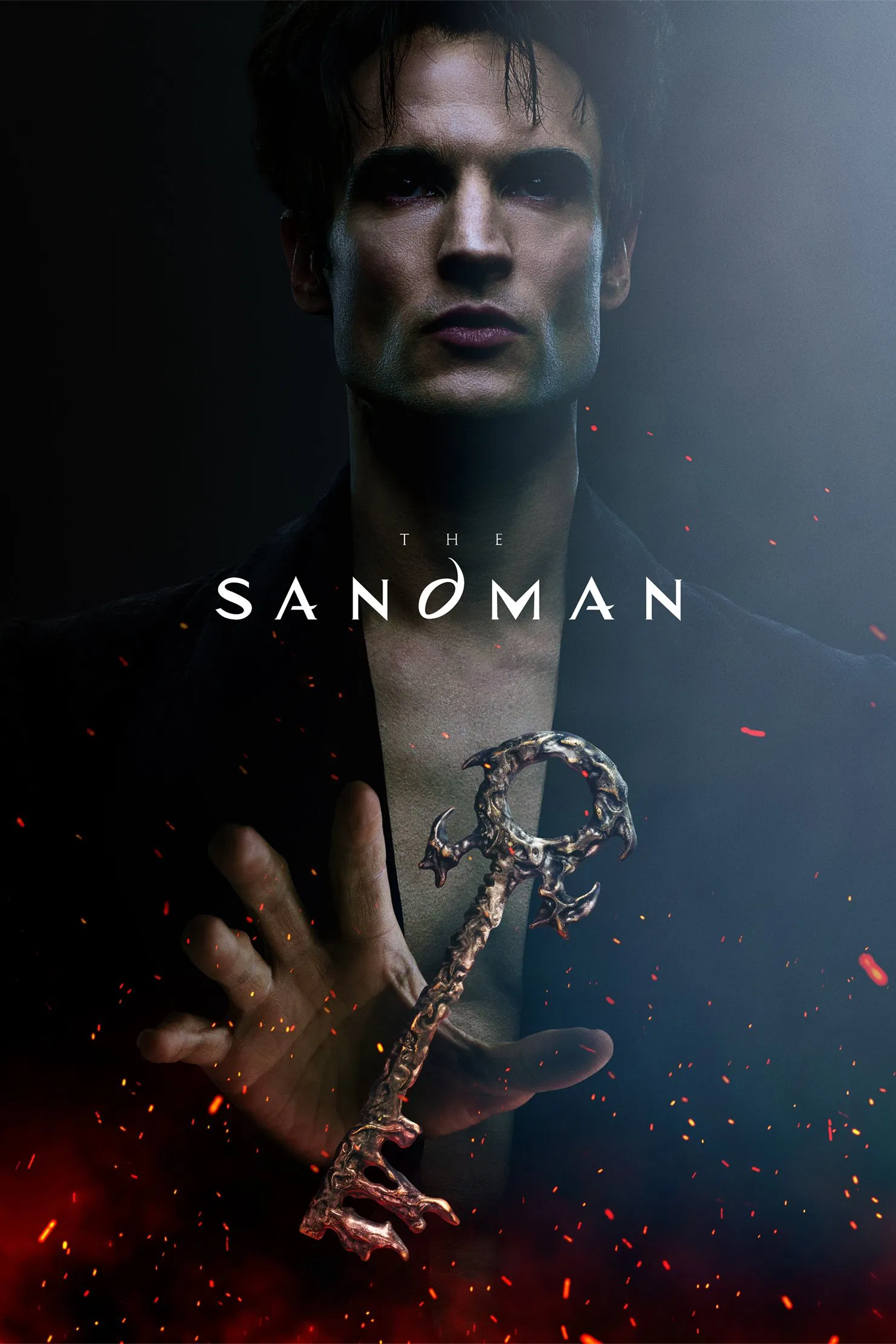 Poster chính thức của phim Phim Viễn Tưởng & Giả Tưởng, Phim Tâm Lý "The Sandman: Người cát" (The Sandman - 2022), với sự tham gia của diễn viên Tom Sturridge và Vivienne Acheampong.