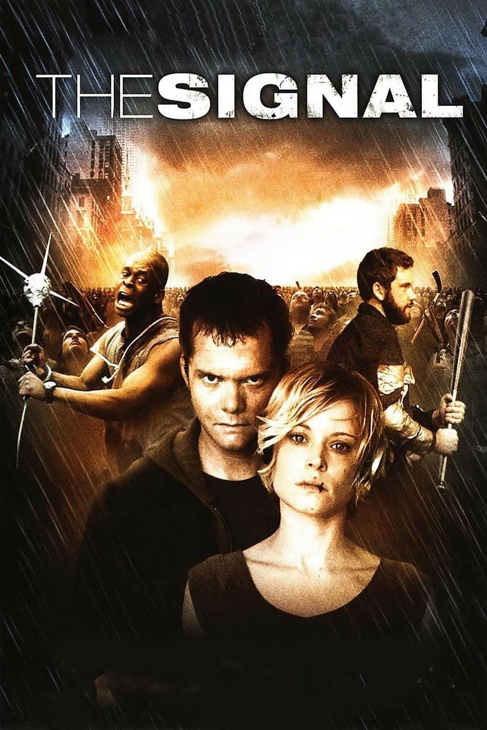 Poster chính thức của phim Phim Kinh Dị, Phim Viễn Tưởng "The Signal" (The Signal - 2007), với sự tham gia của diễn viên Anessa Ramsey và Justin Welborn.