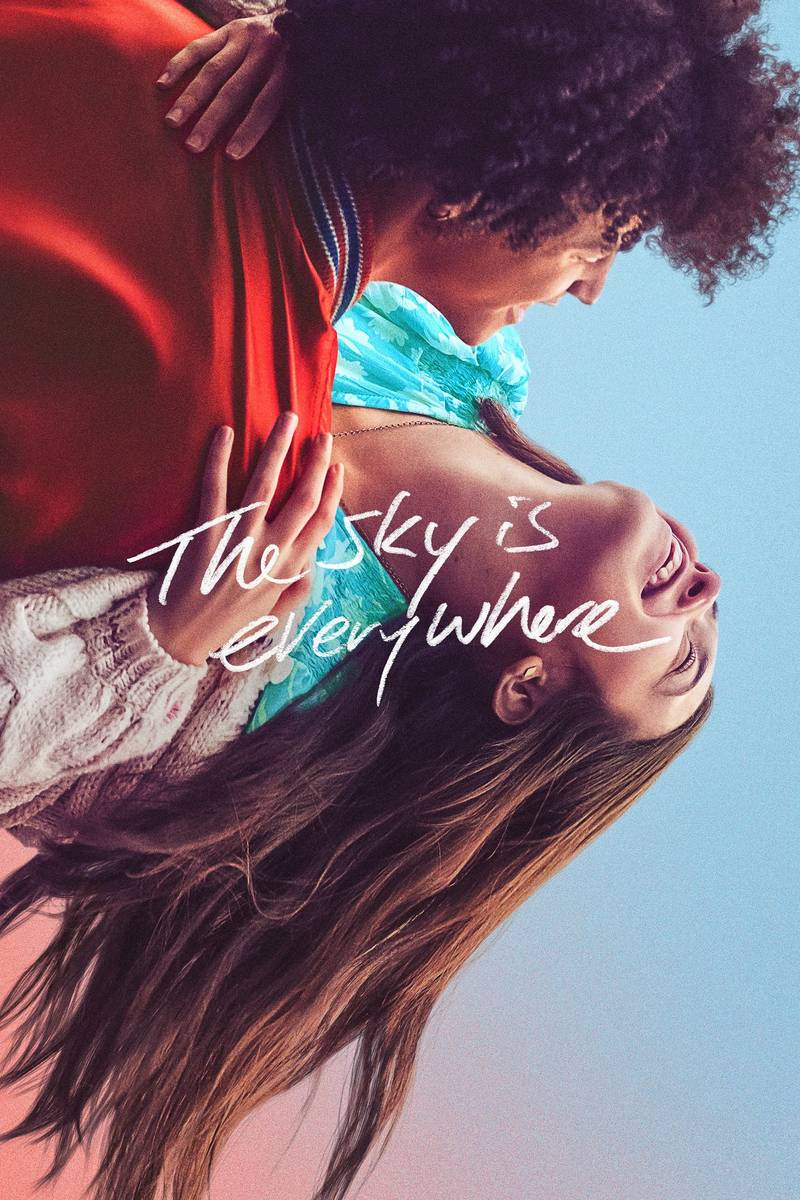 Poster chính thức của phim Phim Tâm Lý, Phim Tình Cảm "Bàu Trời Bao La" (The Sky Is Everywhere - 2022), với sự tham gia của diễn viên Grace Kaufman và Jacques Colimon.