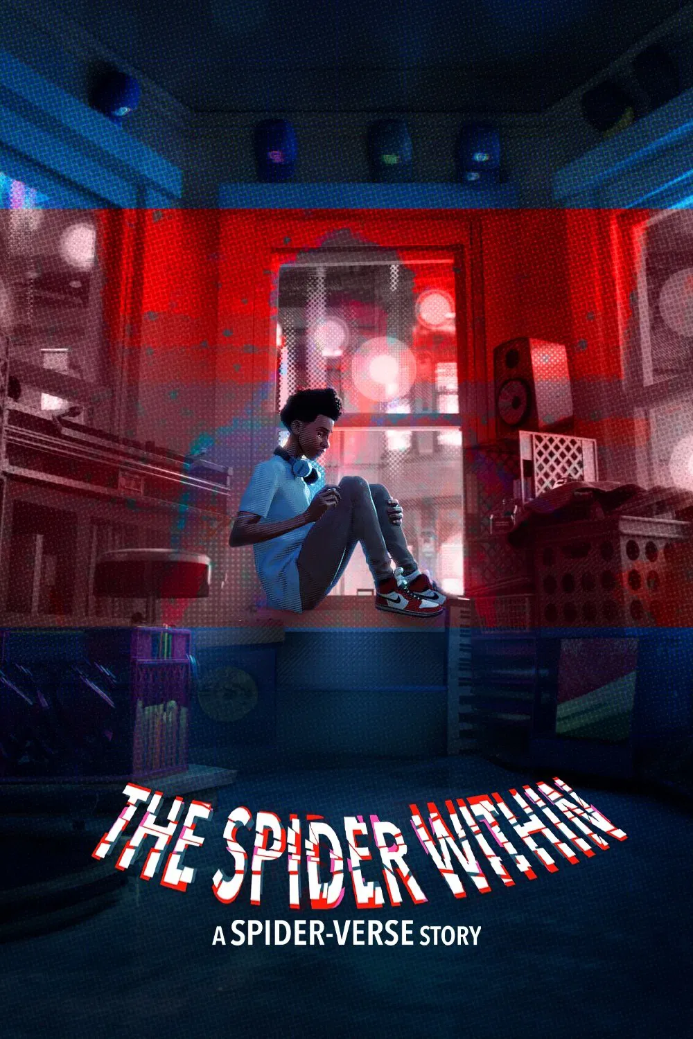 Poster chính thức của phim Phim Hoạt Hình, Phim Tâm Lý "The Spider Within: A Spider-Verse Story" (The Spider Within: A Spider-Verse Story - 2023), với sự tham gia của diễn viên Shameik Moore và Brian Tyree Henry.