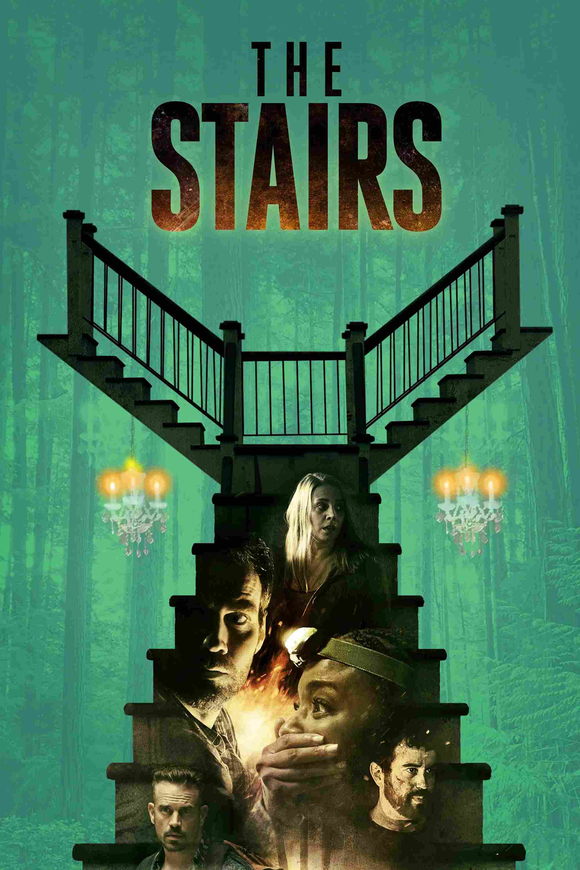 Poster chính thức của phim Phim Kinh Dị, Phim Viễn Tưởng "The Stairs" (The Stairs - 2021), với sự tham gia của diễn viên Kathleen Quinlan và John Schneider.