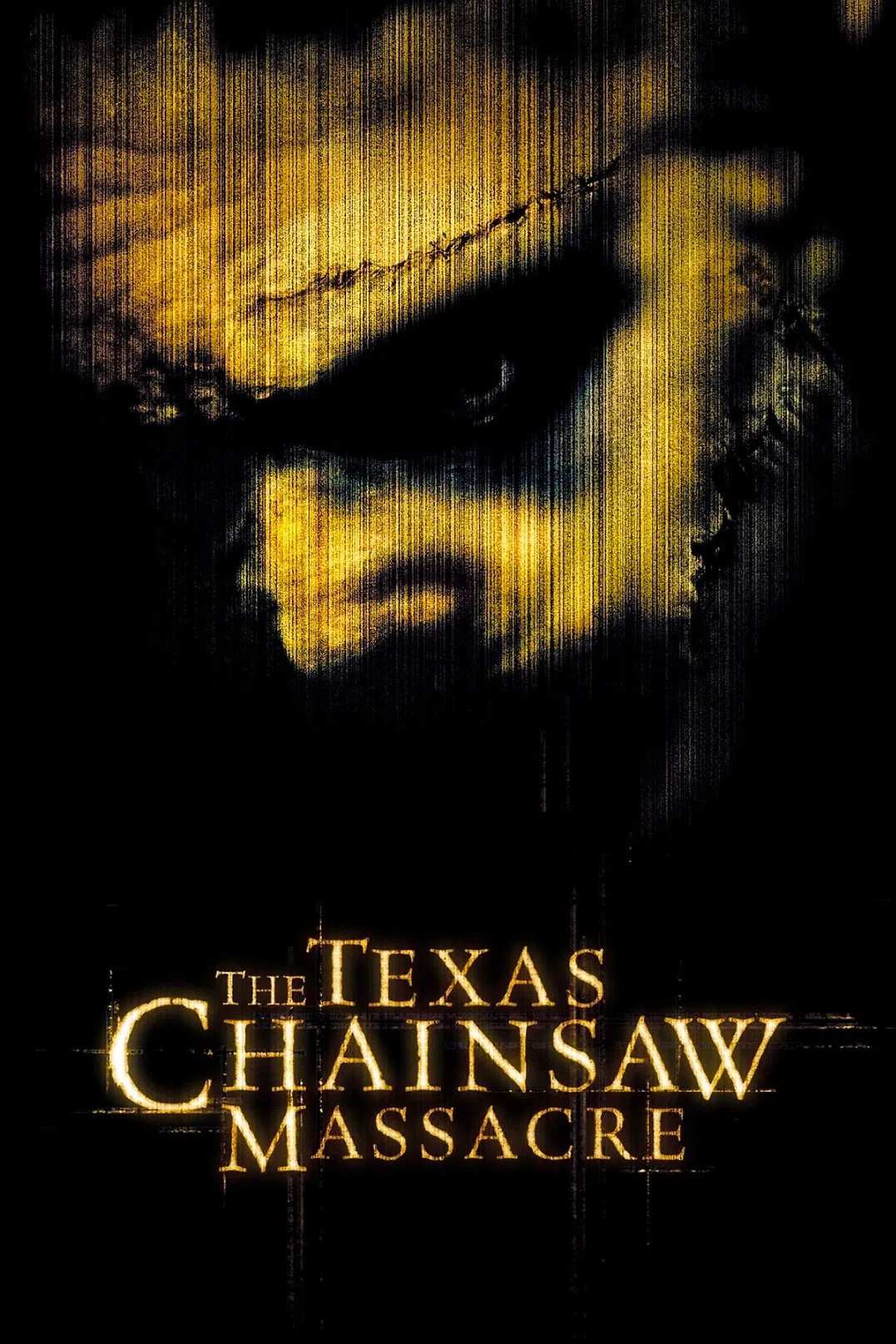 Poster chính thức của phim Phim Kinh Dị "The Texas Chainsaw Massacre" (The Texas Chainsaw Massacre - 2003), với sự tham gia của diễn viên Jessica Biel và Jonathan Tucker.