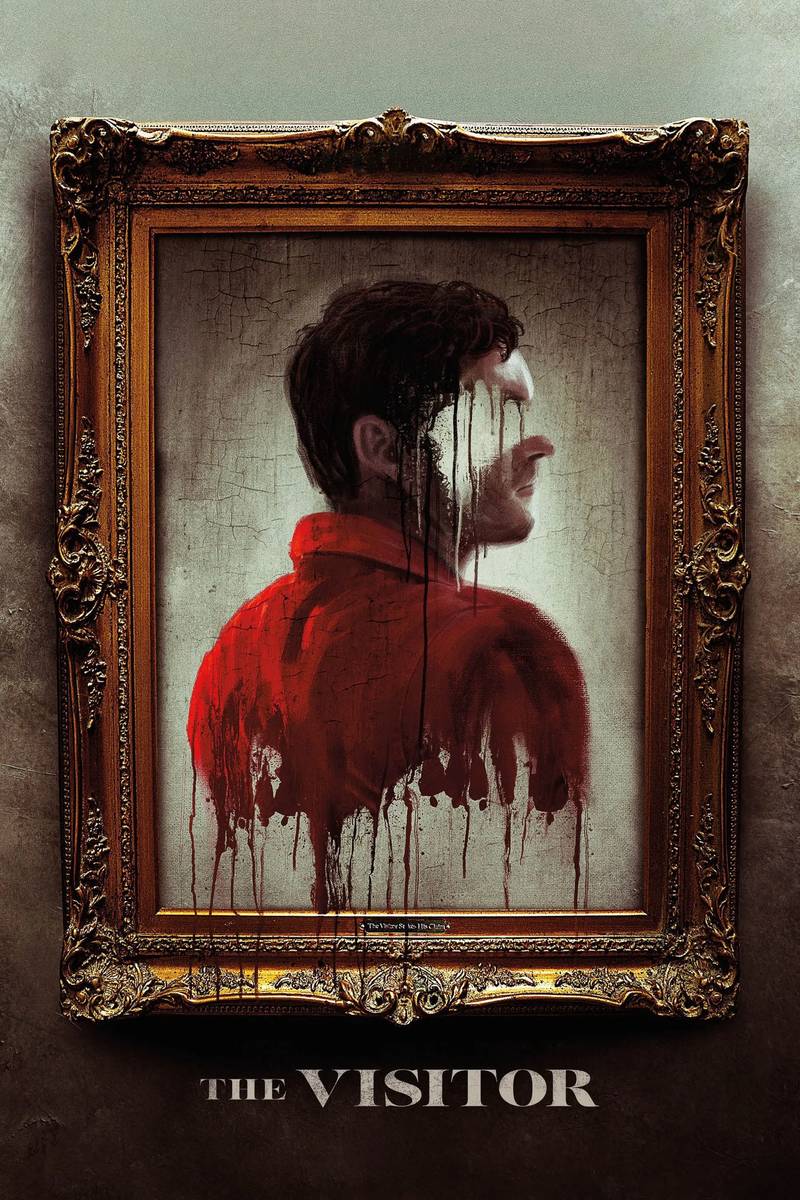 Poster chính thức của phim Phim Kinh Dị, Phim Bí Ẩn "The Visitor" (The Visitor - 2022), với sự tham gia của diễn viên Finn Jones và Jessica McNamee.