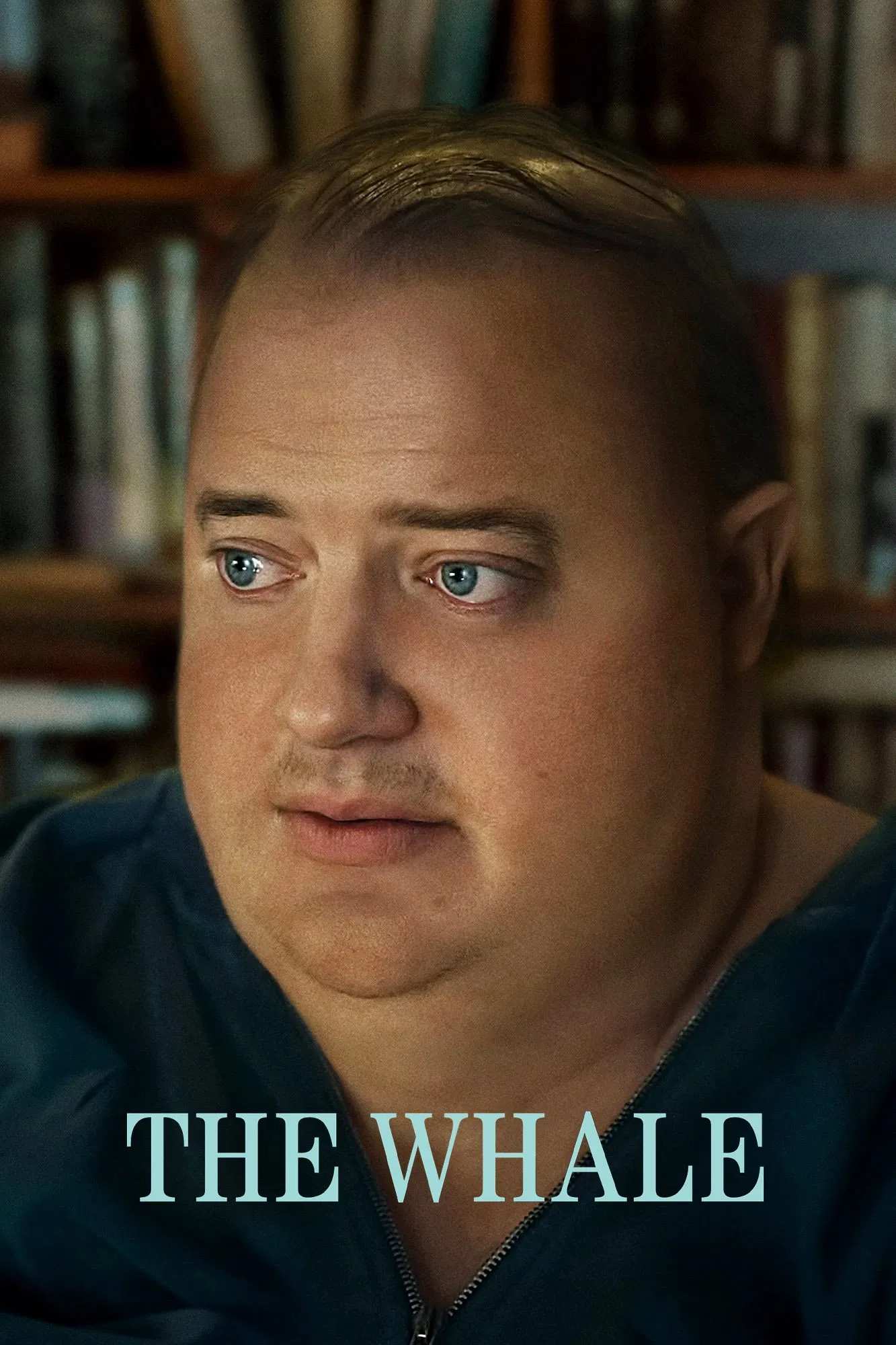 Poster chính thức của phim Phim Tâm Lý "Béo Phì" (The Whale - 2022), với sự tham gia của diễn viên Brendan Fraser và Sadie Sink.