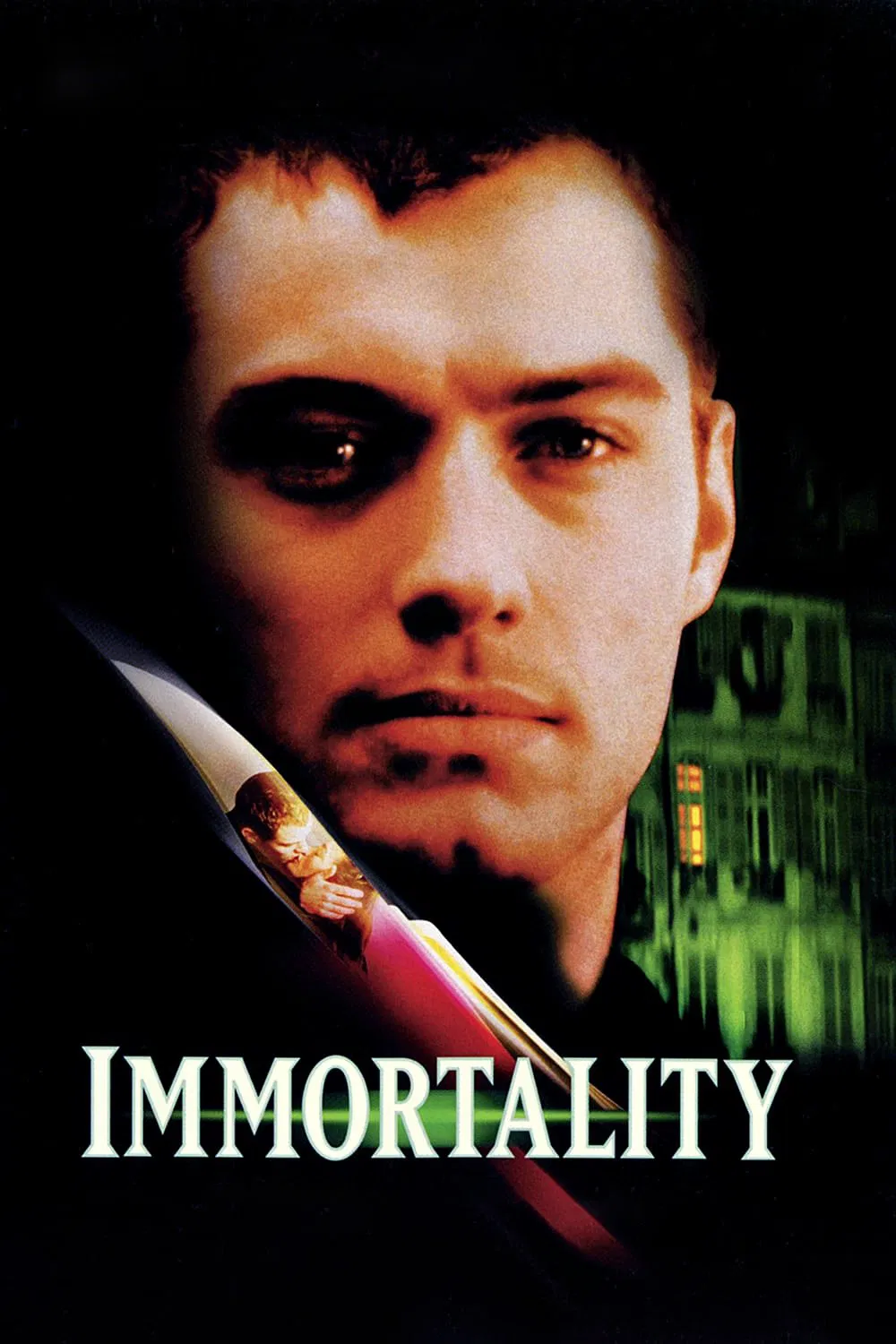Poster chính thức của phim Phim Giả Tượng, Phim Tình Cảm "The Wisdom of Crocodiles" (Immortality - 1998), với sự tham gia của diễn viên Jude Law và Elina Löwensohn.
