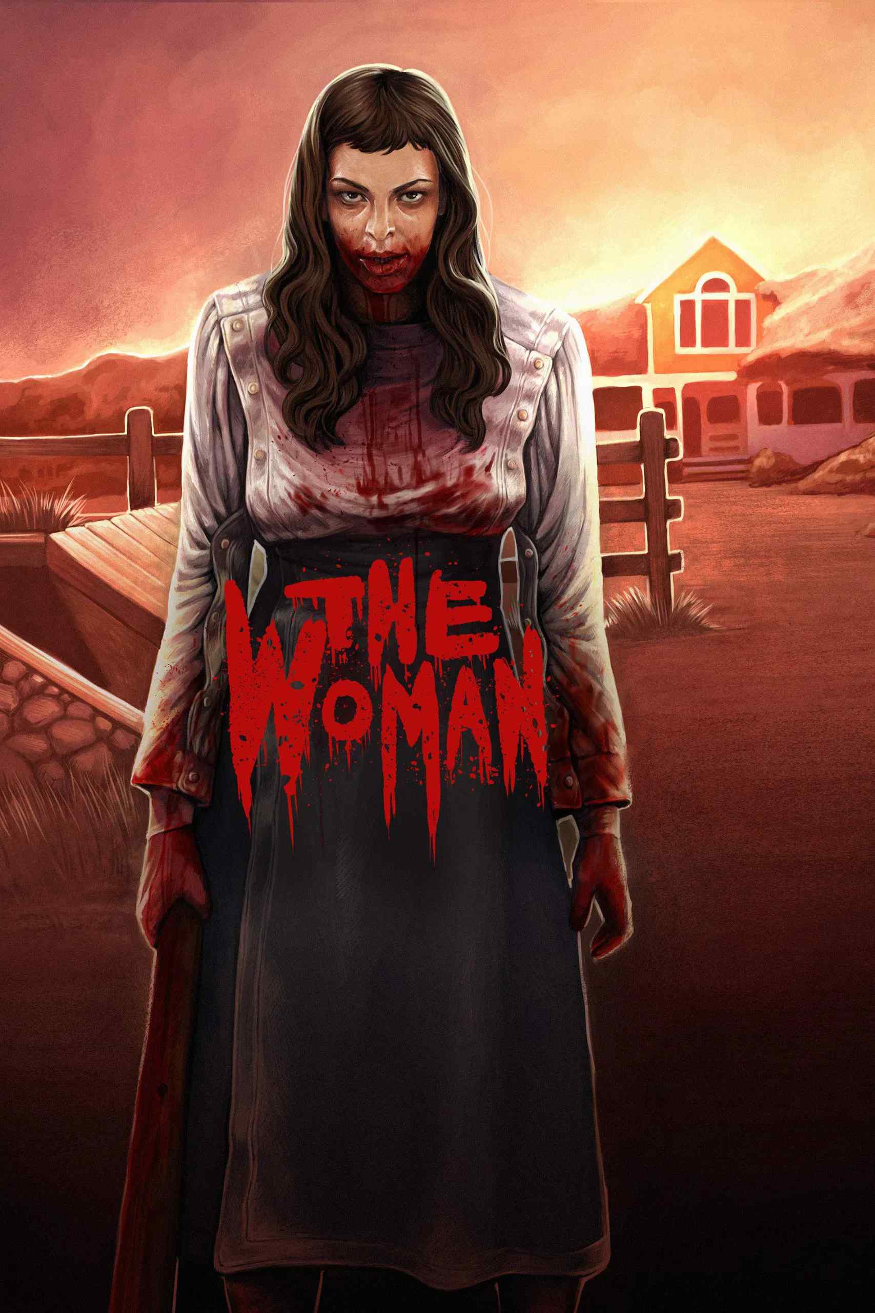 Poster chính thức của phim Phim Tâm Lý, Phim Kinh Dị "The Woman" (The Woman - 2011), với sự tham gia của diễn viên Pollyanna McIntosh và Sean Bridgers.