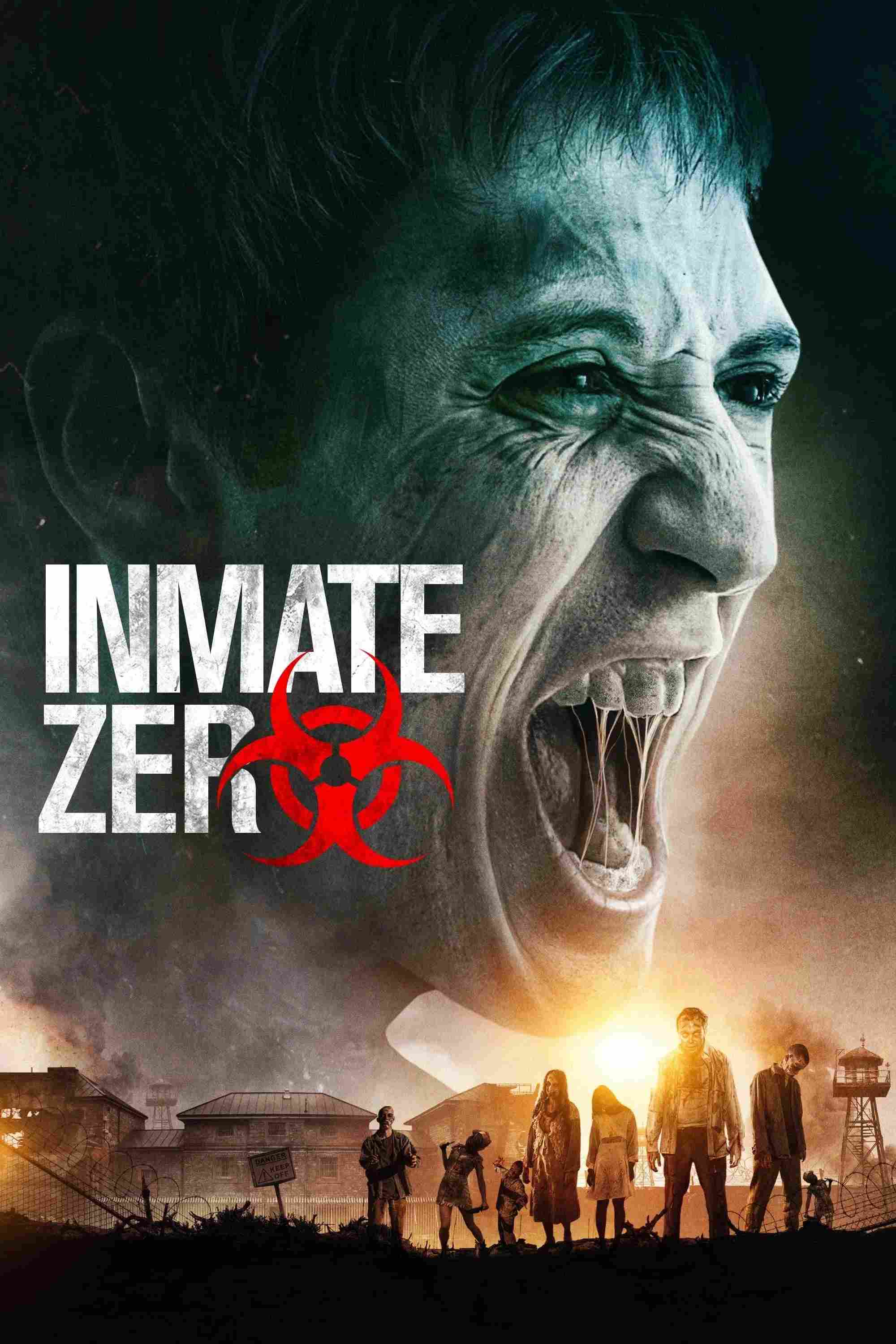 Poster chính thức của phim Phim Kinh Dị "Thí Nghiệm Xác Sống" (Inmate Zero - 2020), với sự tham gia của diễn viên Jess Chanliau và Tom Clegg.