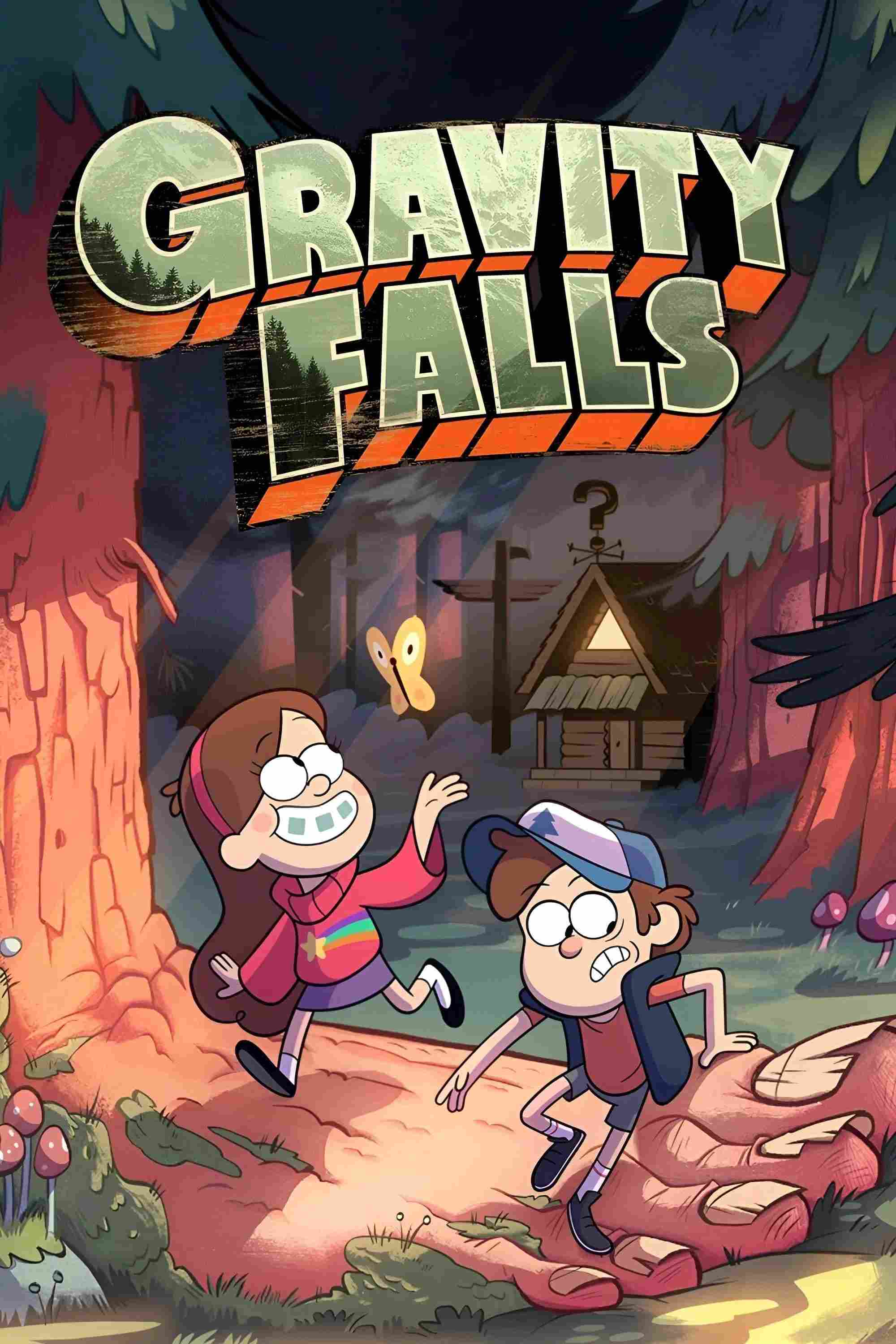 Poster chính thức của phim Phim Hoạt Hình, Phim Hài "Thị Trấn Bí Ẩn (Phần 2)" (Gravity Falls - 2012), với sự tham gia của diễn viên Jason Ritter và Kristen Schaal.