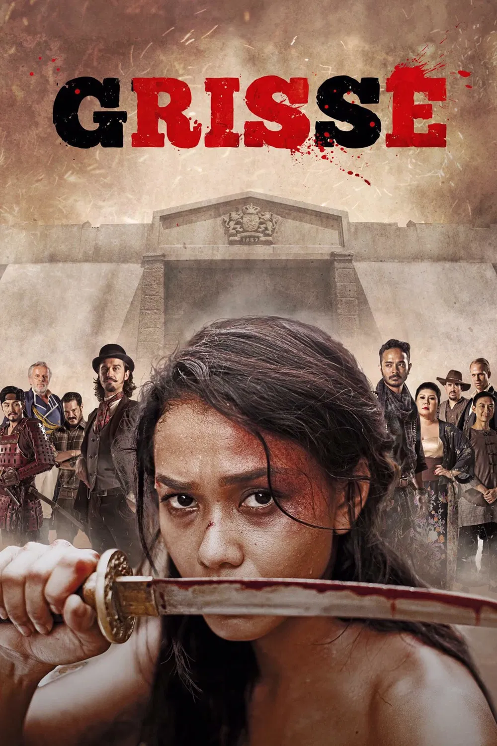 Poster chính thức của phim Phim Tâm Lý, Phim Hành Động & Phiêu Lưu "Thị Trấn Grisse" (Grisse - 2018), với sự tham gia của diễn viên Adinia Wirasti và Jamie Aditya.