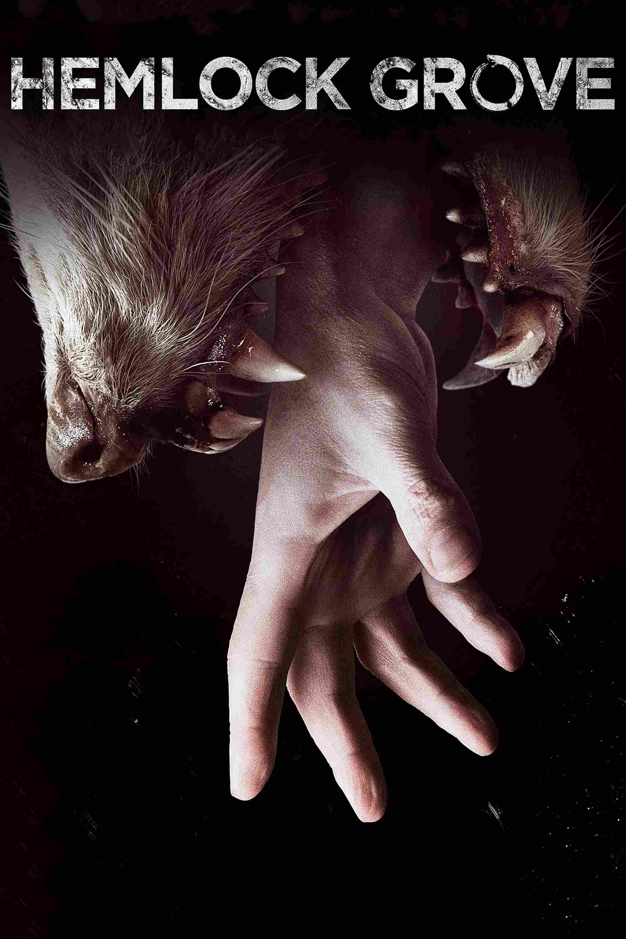 Poster chính thức của phim Phim Bí Ẩn, Phim Tâm Lý "Thị Trấn Hemlock Grove (Phần 2)" (Hemlock Grove - 2013), với sự tham gia của diễn viên Landon Liboiron và Bill Skarsgård.
