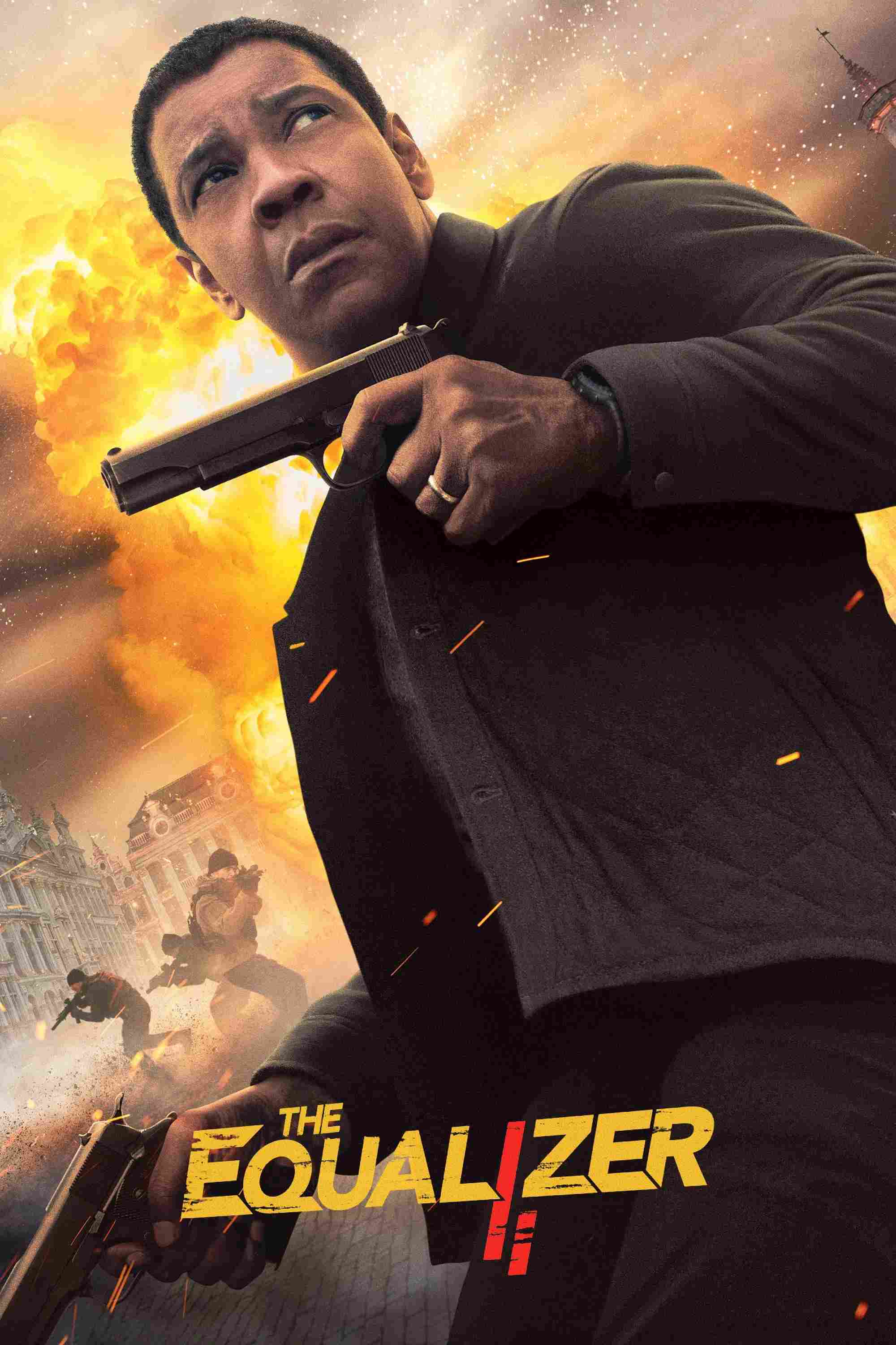 Poster chính thức của phim Phim Hành Động, Phim Giật Gân "Thiện Ác Đối Đầu 2" (The Equalizer 2 - 2018), với sự tham gia của diễn viên Denzel Washington và Pedro Pascal.