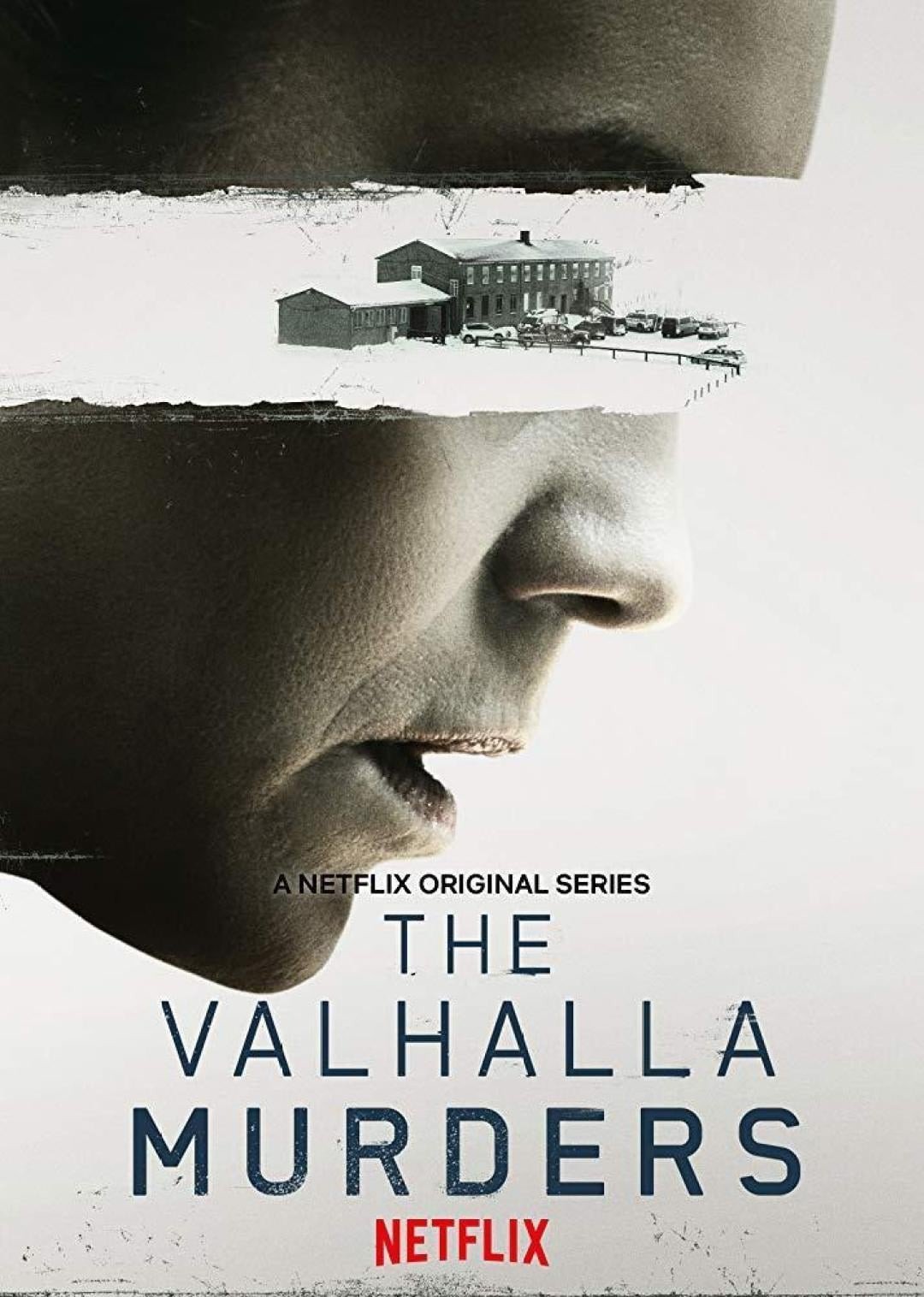 Poster chính thức của phim Phim Tâm Lý, Phim Hình Sự "Thiên Đường Giết Chóc" (The Valhalla Murders - 2019), với sự tham gia của diễn viên Nína Dögg Filippusdóttir và Björn Thors.