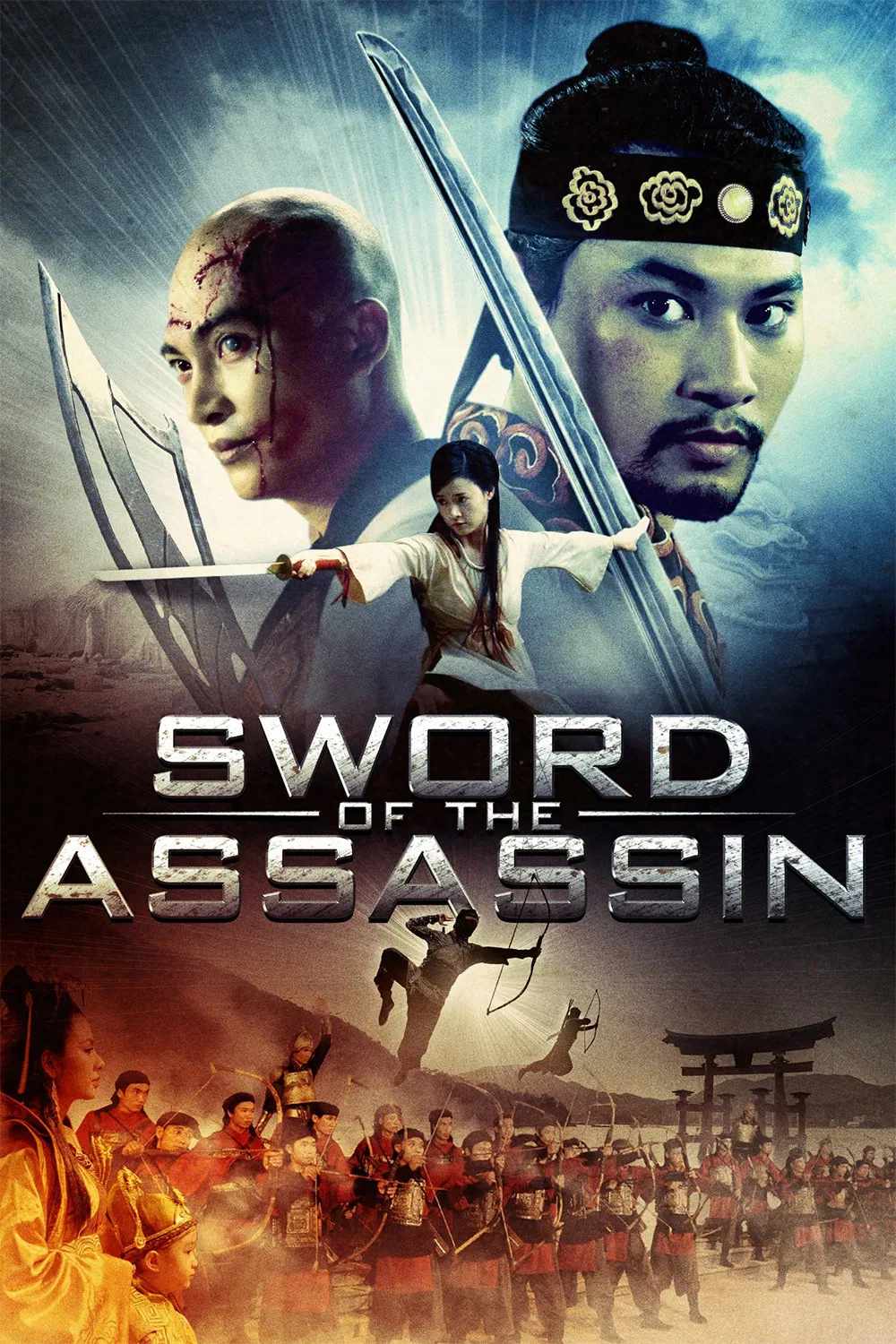 Poster chính thức của phim Phim Phiêu Lưu, Phim Tâm Lý "Thiên Mệnh Anh Hùng" (Sword of the Assassin - 2012), với sự tham gia của diễn viên Huỳnh Đông và Midu.