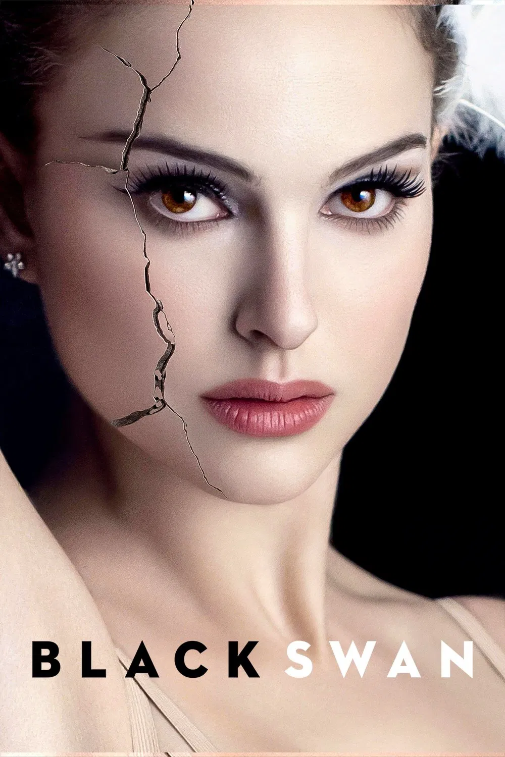 Poster chính thức của phim Phim Tâm Lý, Phim Giật Gân "Thiên Nga Đen" (Black Swan - 2010), với sự tham gia của diễn viên Natalie Portman và Mila Kunis.