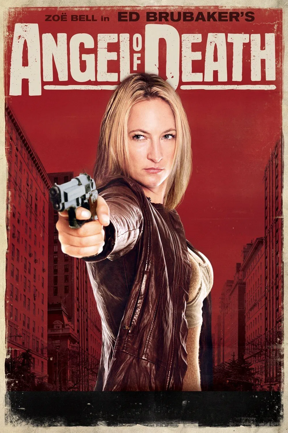 Poster chính thức của phim Phim Hình Sự, Phim Hành Động "Thiên Sứ Sát Nhân" (Angel of Death - 2009), với sự tham gia của diễn viên Zoë Bell và Jake Abel.