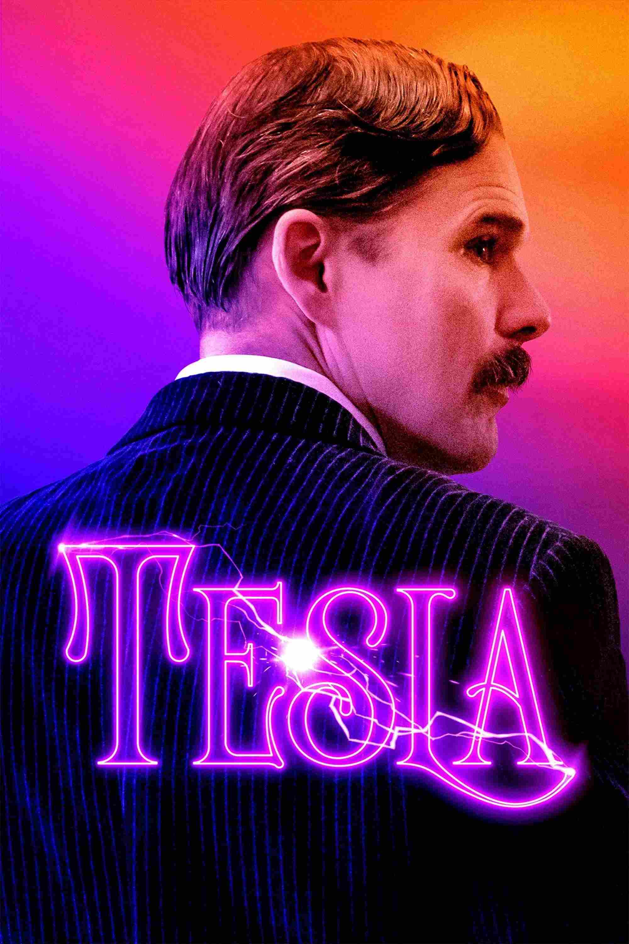 Poster chính thức của phim Phim Lịch Sử, Phim Tâm Lý "Thiên Tài Bị Lãng Quên" (Tesla - 2020), với sự tham gia của diễn viên Ethan Hawke và Eve Hewson.