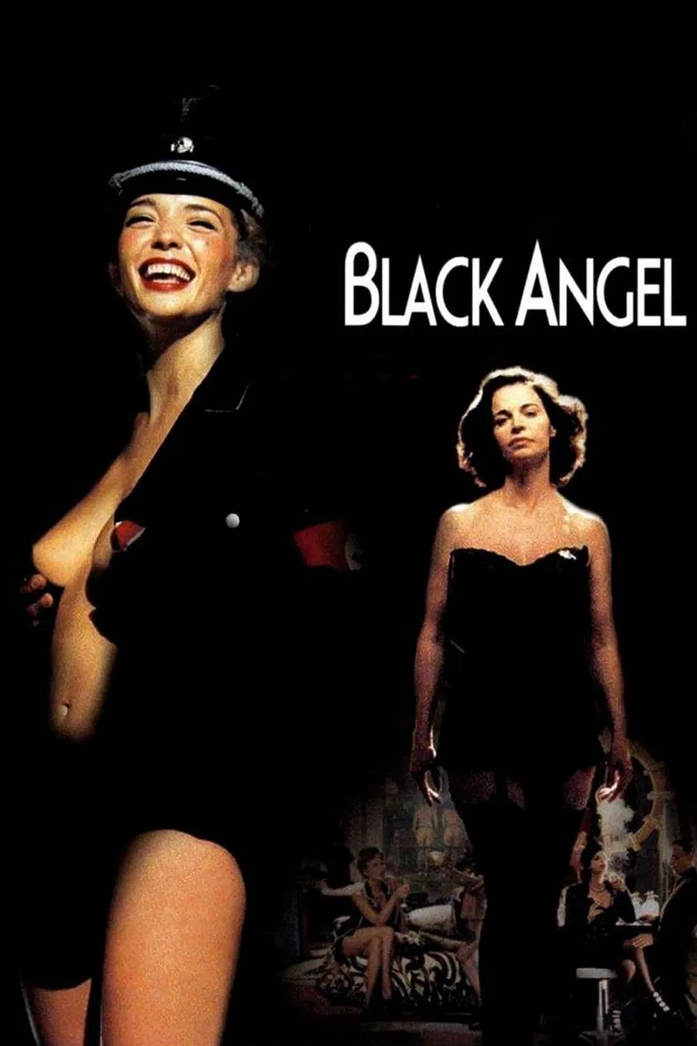 Poster chính thức của phim Phim Tâm Lý, Phim Tình Cảm "Thiên Thần Sa Đọa" (Black Angel - 2002), với sự tham gia của diễn viên Anna Galiena và Gabriel Garko.