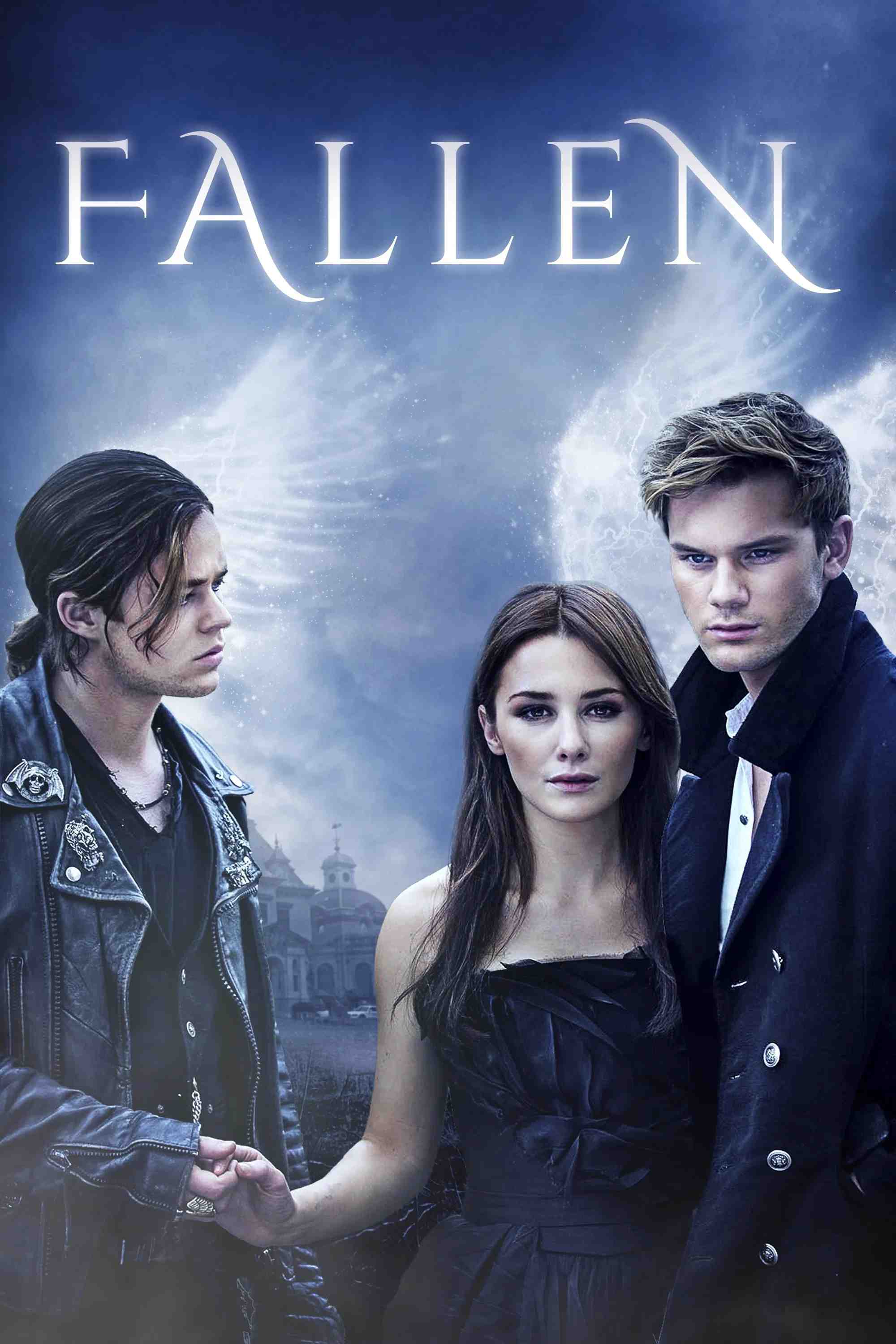 Poster chính thức của phim Phim Tâm Lý, Phim Giả Tượng "Thiên Thần Sa Ngã" (Fallen - 2016), với sự tham gia của diễn viên Addison Timlin và Jeremy Irvine.