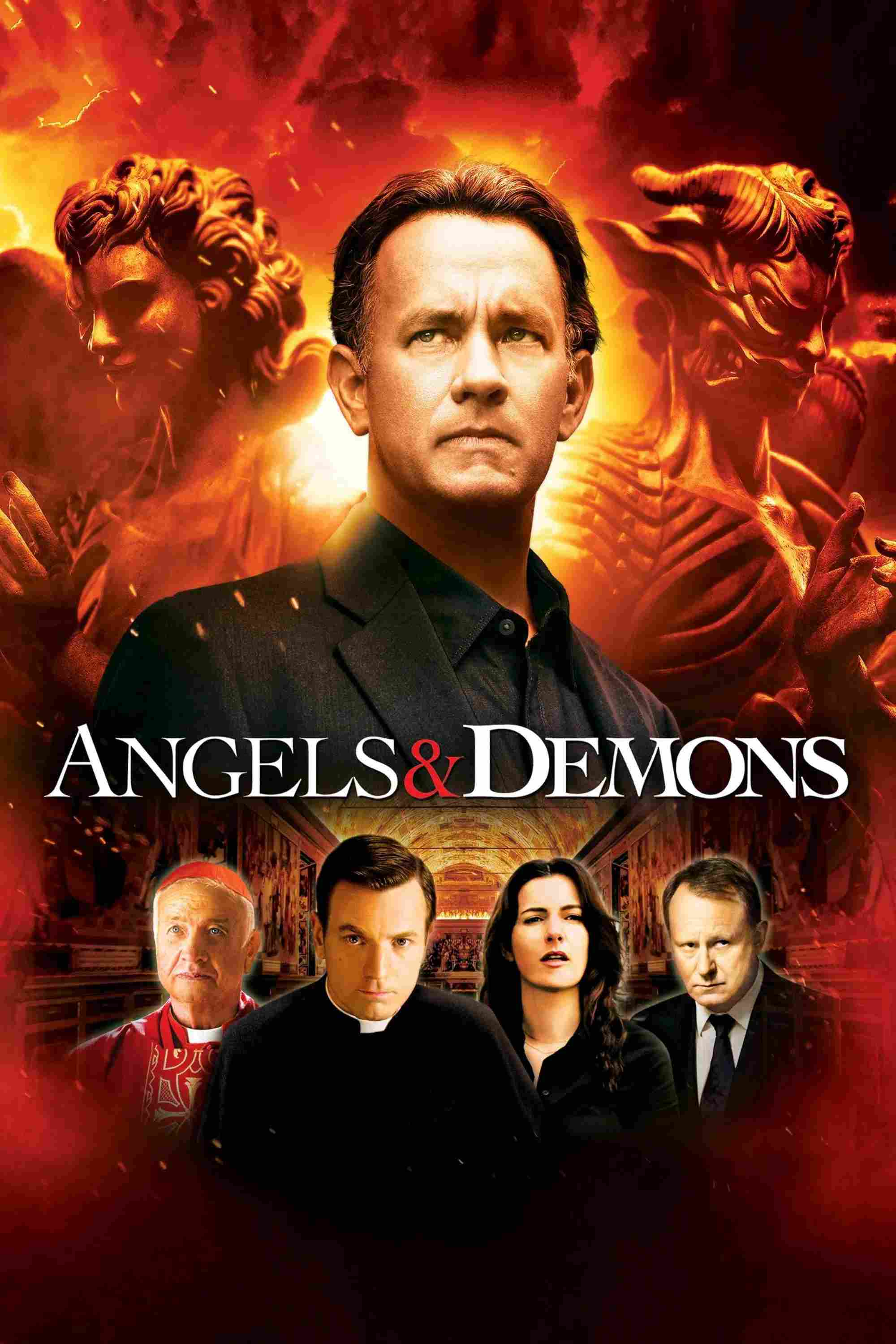 Poster chính thức của phim Phim Giật Gân, Phim Bí Ẩn "Thiên Thần Và Ác Quỷ" (Angels & Demons - 2009), với sự tham gia của diễn viên Tom Hanks và Ewan McGregor.