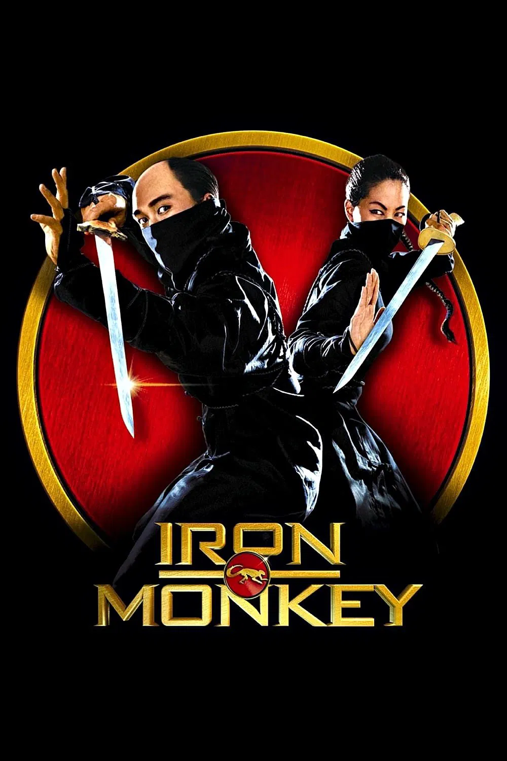 Poster chính thức của phim Phim Hành Động, Phim Hình Sự "Thiết Hầu Tử" (Iron Monkey - 1993), với sự tham gia của diễn viên Vu Vinh Quang và Chân Tử Đan.