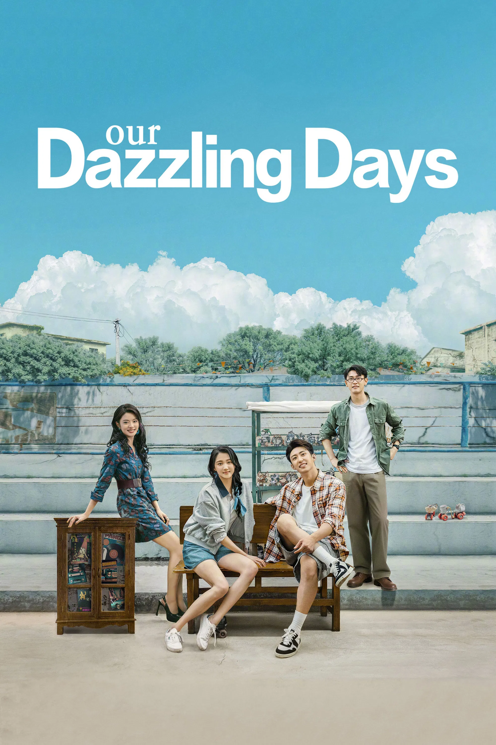 Poster chính thức của phim Phim Tâm Lý "Thiếu Niên Pháo Hoa (Năm Tháng Hữu Tình)" (Our Dazzling Days - 2026), với sự tham gia của diễn viên Hoàng Cảnh Du và Quan Hiểu Đồng.
