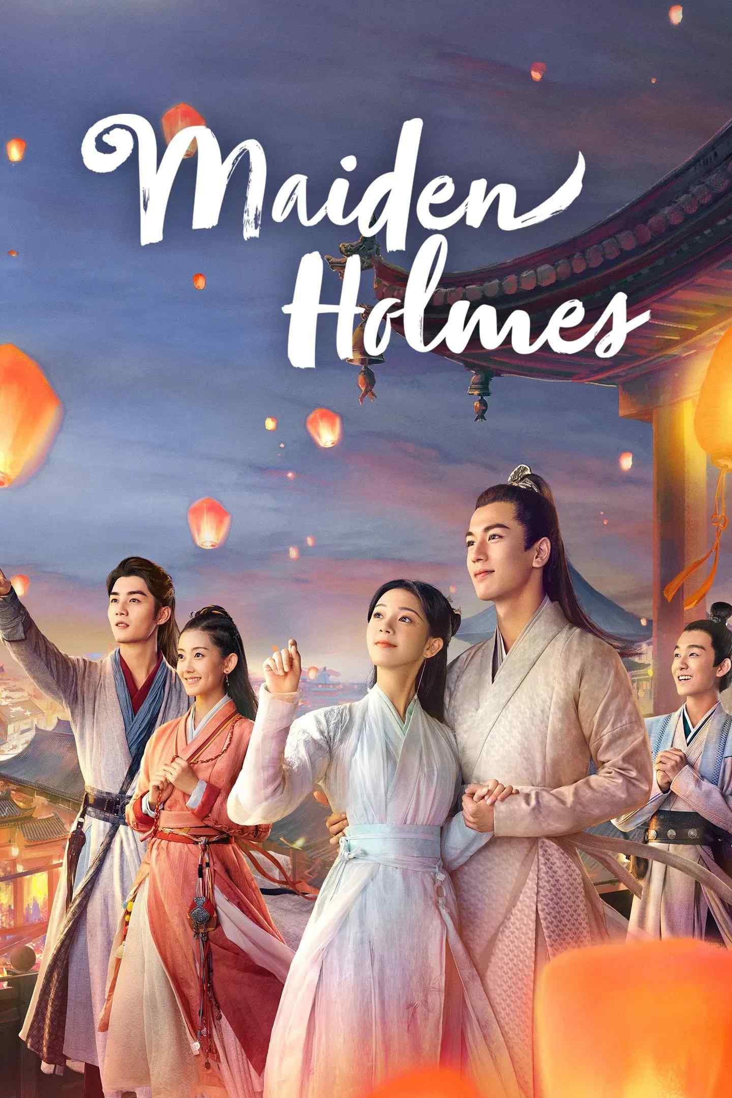 Poster chính thức của phim Phim Hành Động & Phiêu Lưu, Phim Bí Ẩn "Thiếu Nữ Đại Nhân" (Maiden Holmes - 2020), với sự tham gia của diễn viên Trần Dao và Trương Lăng Hách.