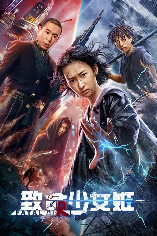 Poster chính thức của phim Phim Viễn Tưởng, Phim Tâm Lý "Thiếu Nữ Trí Mạng" (Revenge Girl - 2022), với sự tham gia của diễn viên Zhang Yitong và Lu Siheng.