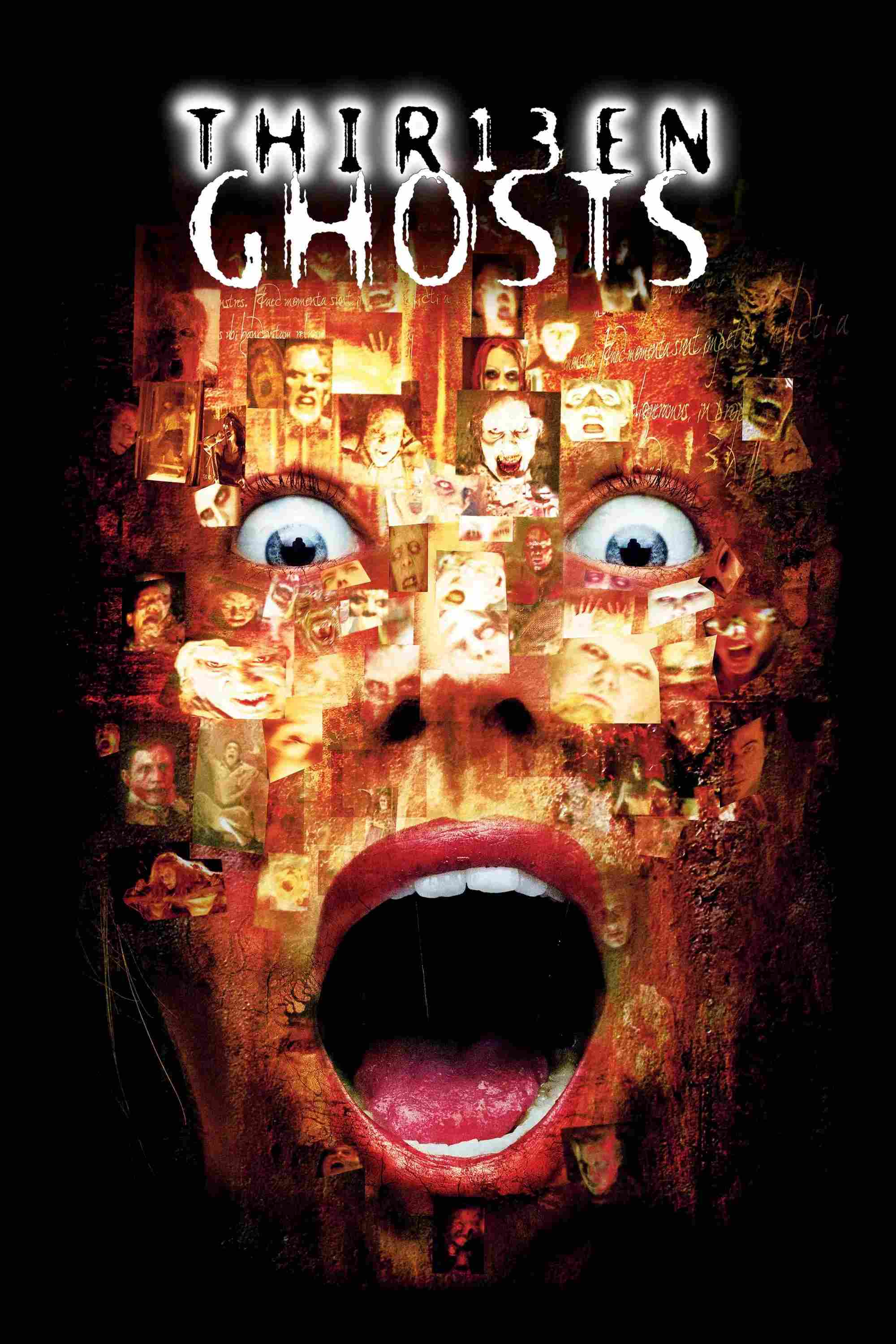 Poster chính thức của phim Phim Kinh Dị, Phim Giật Gân "Thir13en Ghosts" (Thir13en Ghosts - 2001), với sự tham gia của diễn viên Tony Shalhoub và Embeth Davidtz.