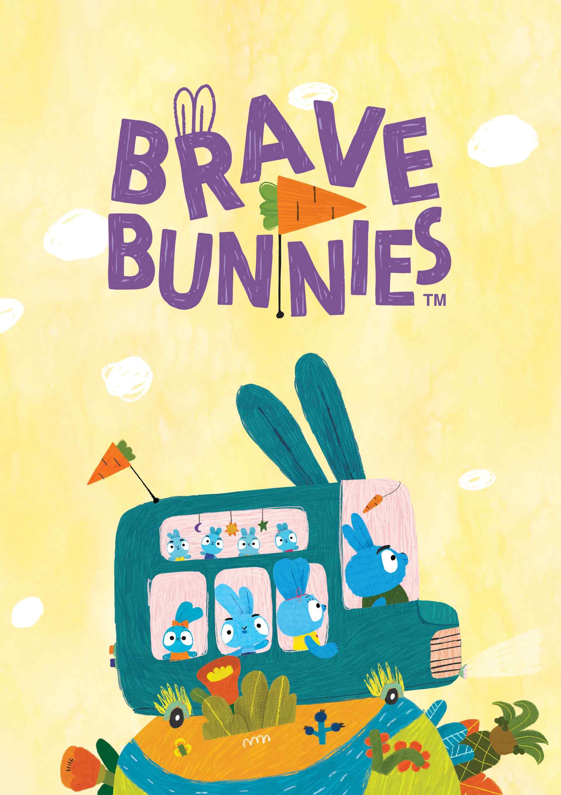 Poster chính thức của phim Phim Thiếu Nhi, Phim Hoạt Hình "Thỏ Con Dũng Cảm" (Brave Bunnies - 2021).