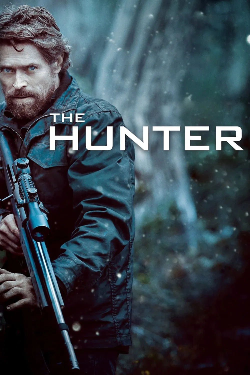 Poster chính thức của phim Phim Tâm Lý, Phim Giật Gân "Thợ Săn" (The Hunter - 2011), với sự tham gia của diễn viên Willem Dafoe và Frances O'Connor.
