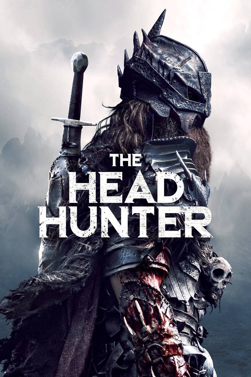 Poster chính thức của phim Phim Kinh Dị, Phim Giả Tượng "Thợ Săn Đầu Người" (The Head Hunter - 2019), với sự tham gia của diễn viên Christopher Rygh và Cora Kaufman.