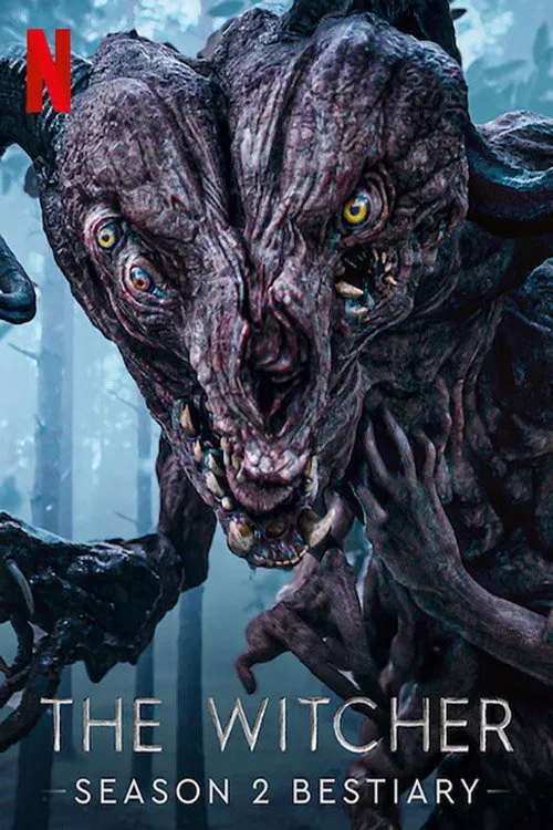 Poster chính thức của phim Phim Tài Liệu "Thợ săn quái vật: Bách khoa quái thú (Phần 2)" (The Witcher Bestiary Season 2 - 2022).