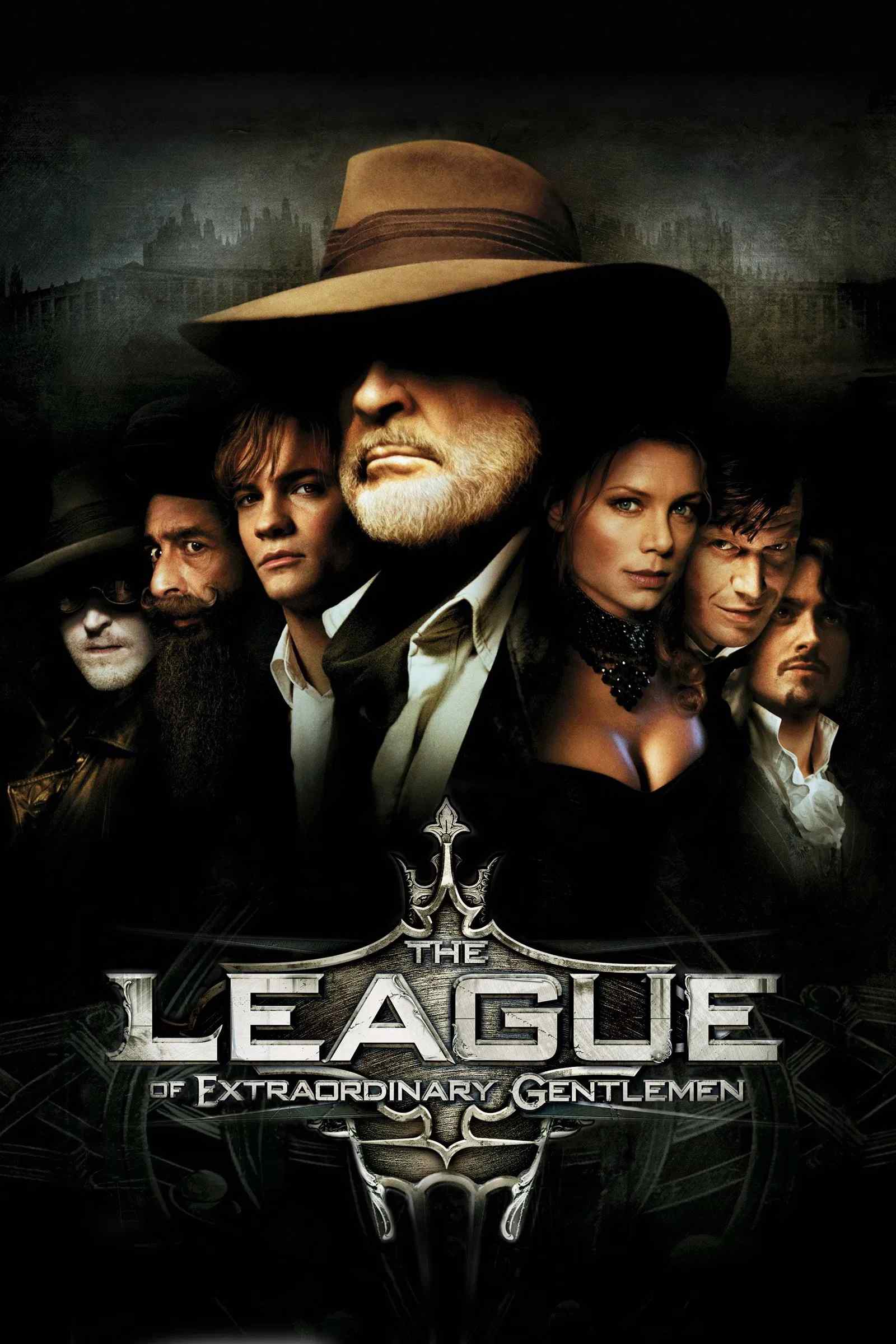 Poster chính thức của phim Phim Giả Tượng, Phim Hành Động "Thợ Săn Siêu Hạng" (The League of Extraordinary Gentlemen - 2003), với sự tham gia của diễn viên Sean Connery và Naseeruddin Shah.