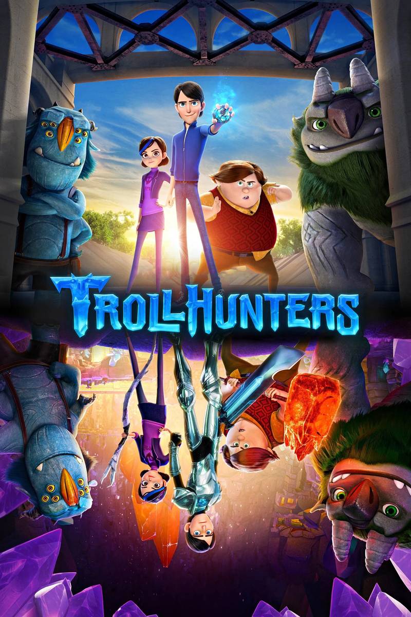 Poster chính thức của phim Phim Gia Đình, Phim Hoạt Hình "Thợ săn yêu tinh: Truyền thuyết Arcadia (Phần 2)" (Trollhunters: Tales of Arcadia - 2016), với sự tham gia của diễn viên Lexi Medrano và Charlie Saxton.