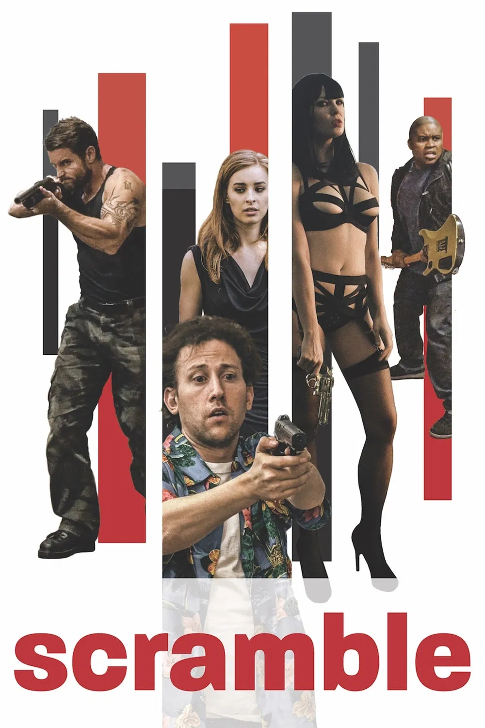 Poster chính thức của phim Phim Hành Động, Phim Hài "Thỏa Thuận Triệu Đô" (Scramble - 2017), với sự tham gia của diễn viên Irina Voronina và Damien Puckler.