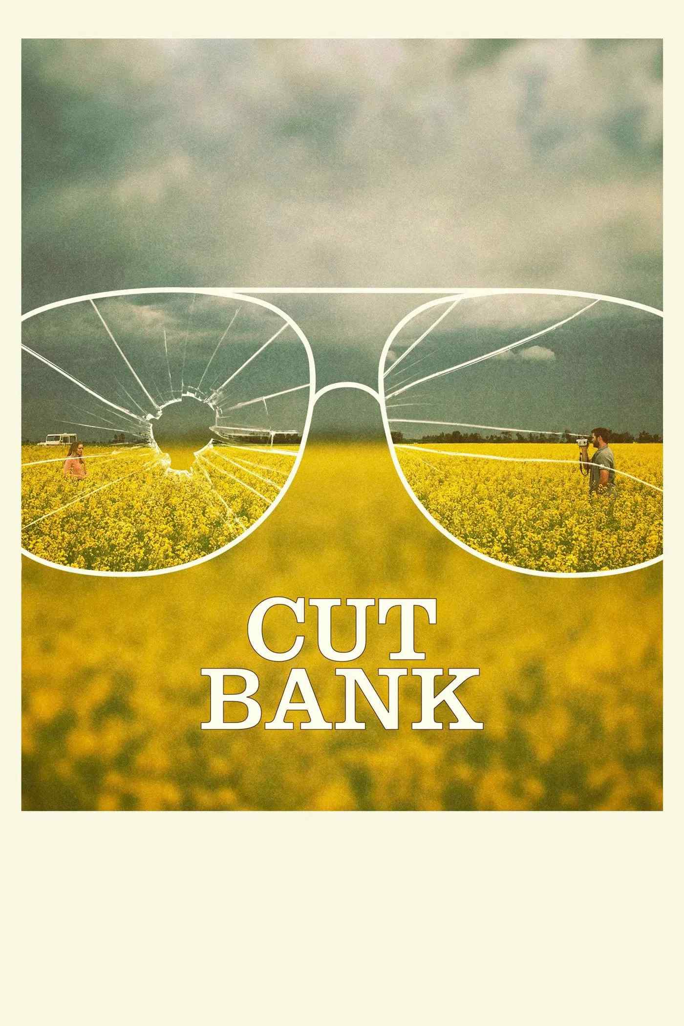 Poster chính thức của phim Phim Hình Sự, Phim Tâm Lý "Thoát Khỏi Làng Quê" (Cut Bank - 2014), với sự tham gia của diễn viên Liam Hemsworth và Teresa Palmer.