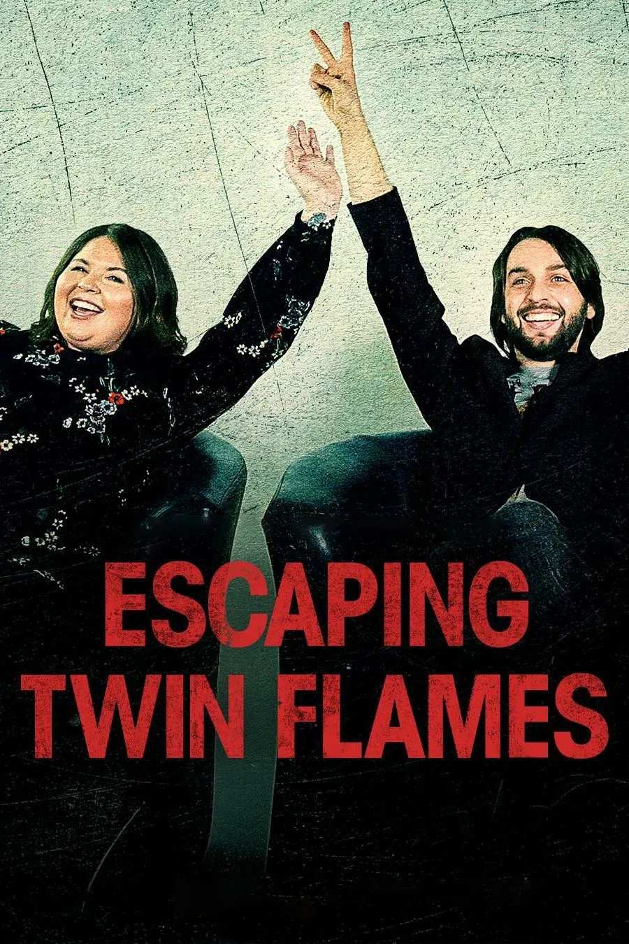 Poster chính thức của phim Phim Tài Liệu "Thoát Khỏi Ngọn Lửa Đôi" (Escaping Twin Flames - 2023), với sự tham gia của diễn viên Shaleia Divine và Jeff Divine.