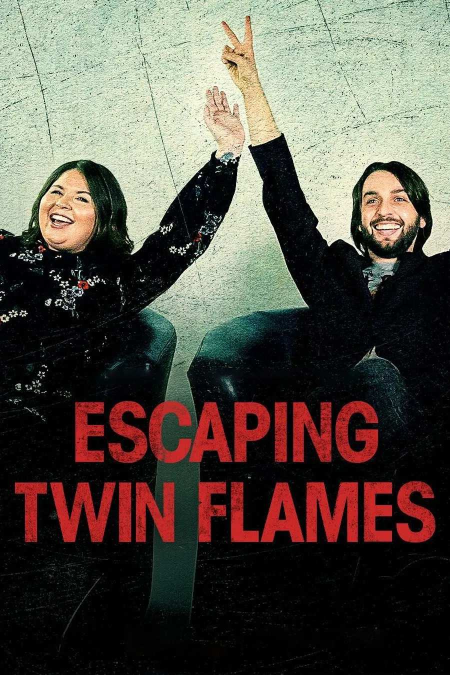 Poster chính thức của phim Phim Tài Liệu "Thoát khỏi Twin Flames" (Escaping Twin Flames - 2023), với sự tham gia của diễn viên Shaleia Divine và Jeff Divine.