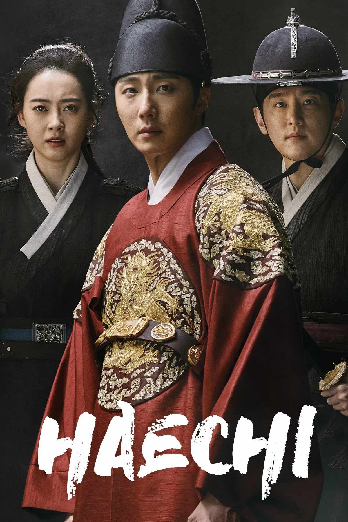 Poster chính thức của phim Phim Tâm Lý, Phim Hành Động & Phiêu Lưu "Thời Đại Haechi" (Haechi - 2019), với sự tham gia của diễn viên Jung Il-woo và Kwon Yul.