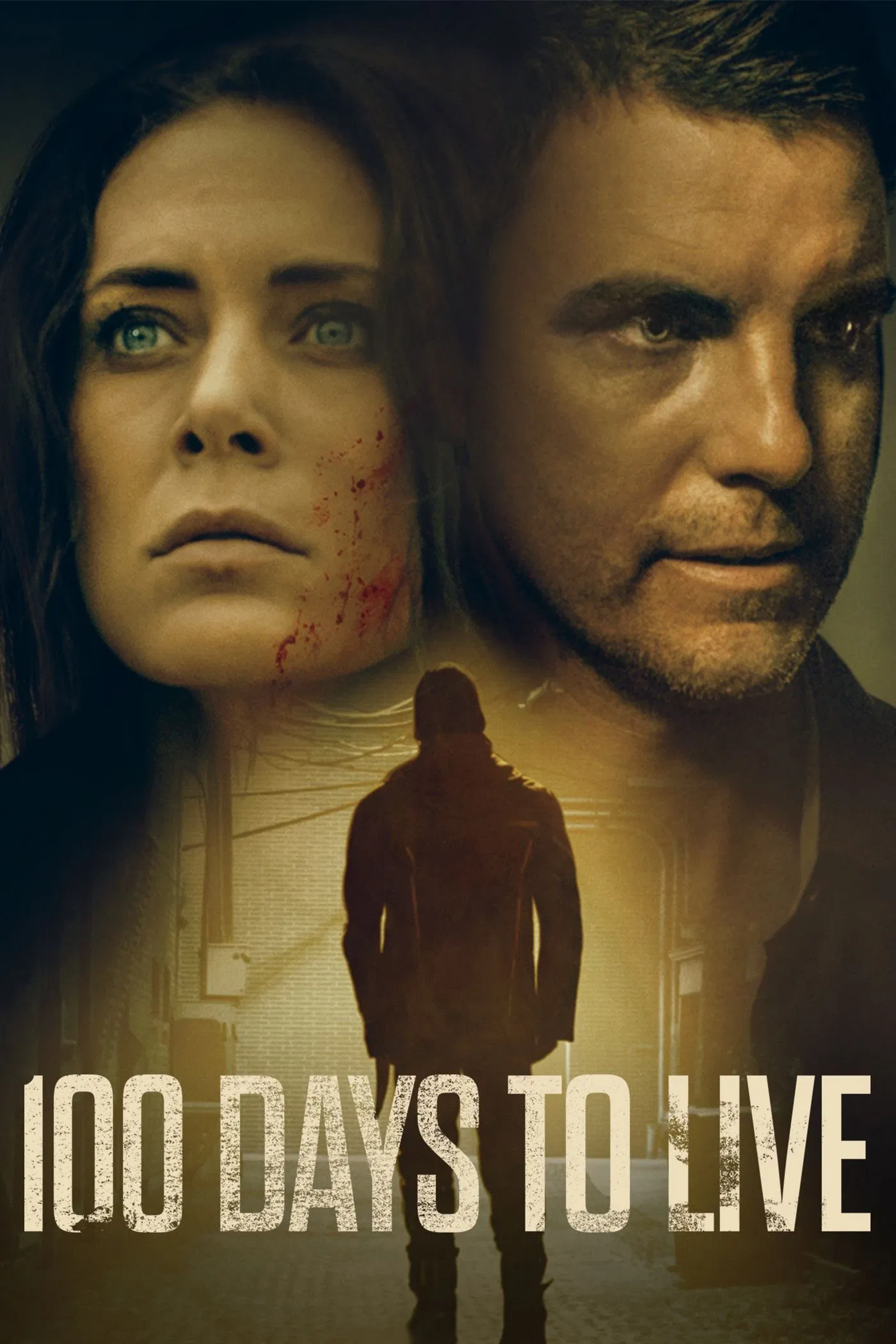 Poster chính thức của phim Phim Giật Gân, Phim Hình Sự "Thời Hạn Sinh Tử" (100 Days to Live - 2019), với sự tham gia của diễn viên Colin Egglesfield và Gideon Emery.