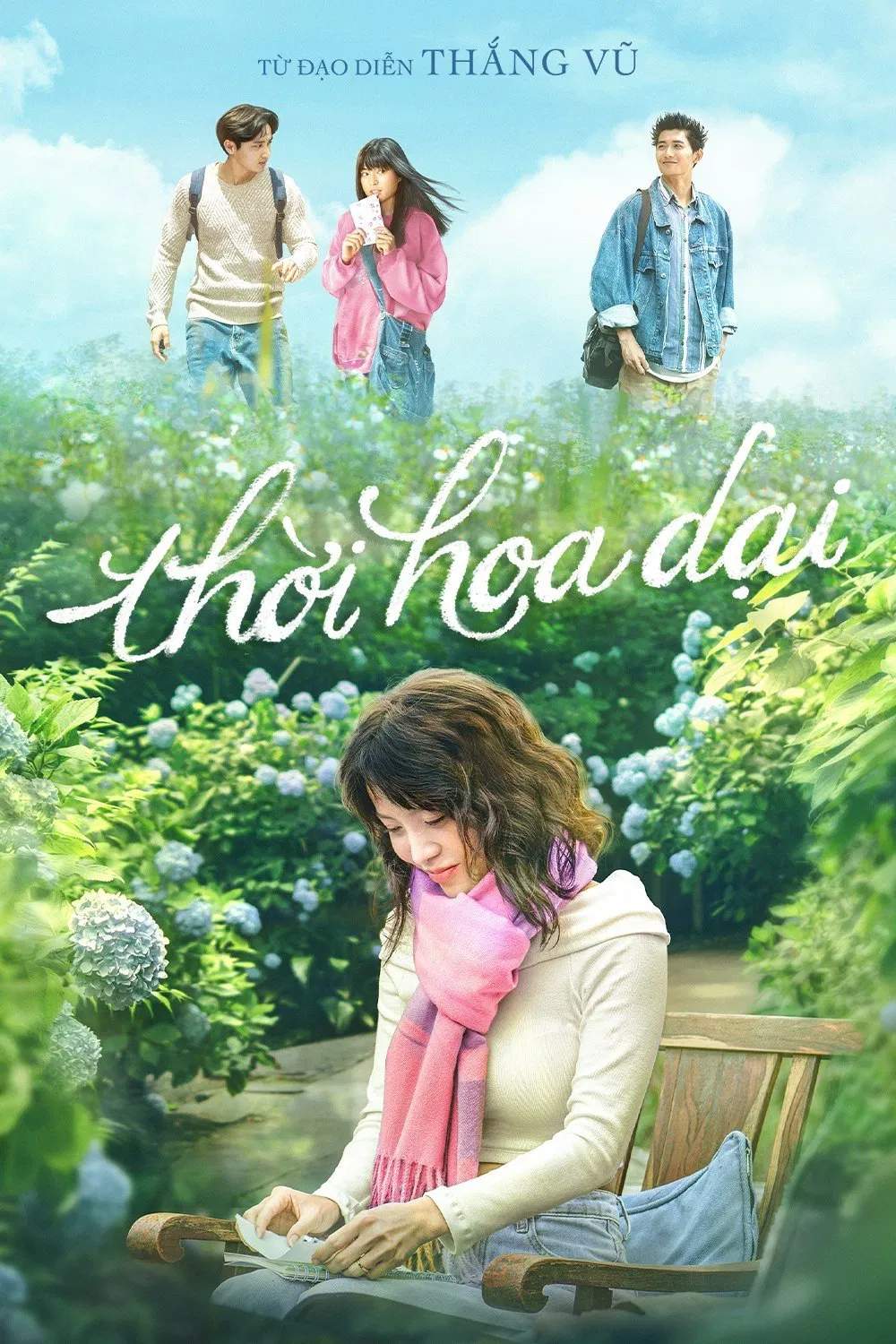 Poster chính thức của phim Phim Tâm Lý "Thời Hoa Dại" (Those Were The Days - 2022), với sự tham gia của diễn viên Lương Anh Vũ và Đỗ Khánh Vân.