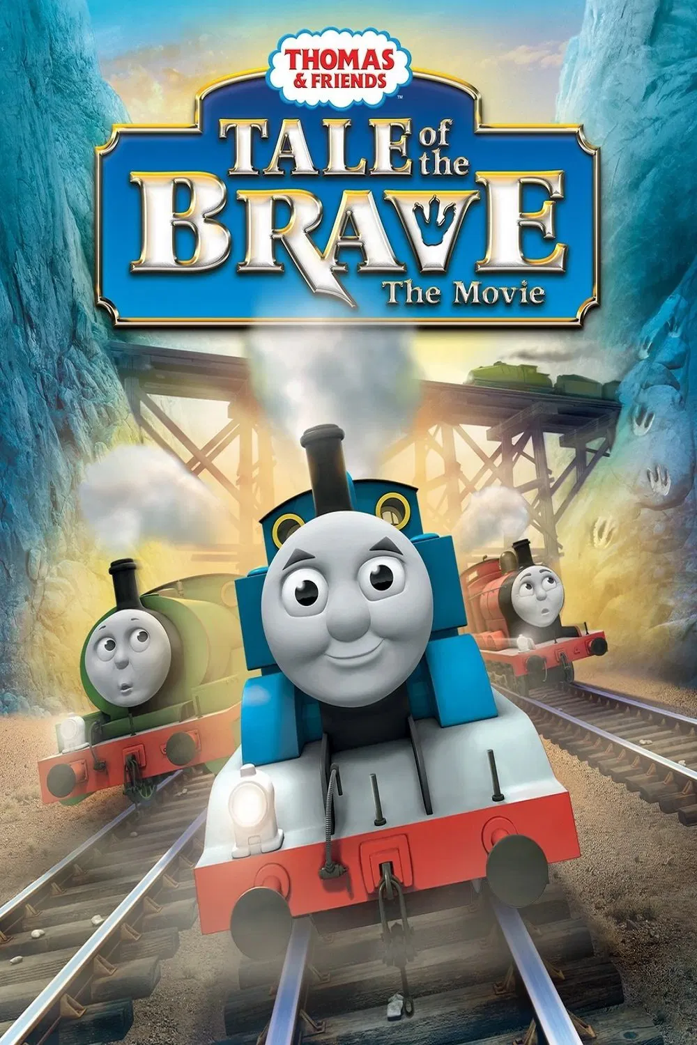 Poster chính thức của phim Phim Hoạt Hình, Phim Gia Đình "Thomas & Friends: Tale of the Brave: The Movie" (Thomas & Friends: Tale of the Brave - 2014), với sự tham gia của diễn viên Mark Moraghan và Ben Small.