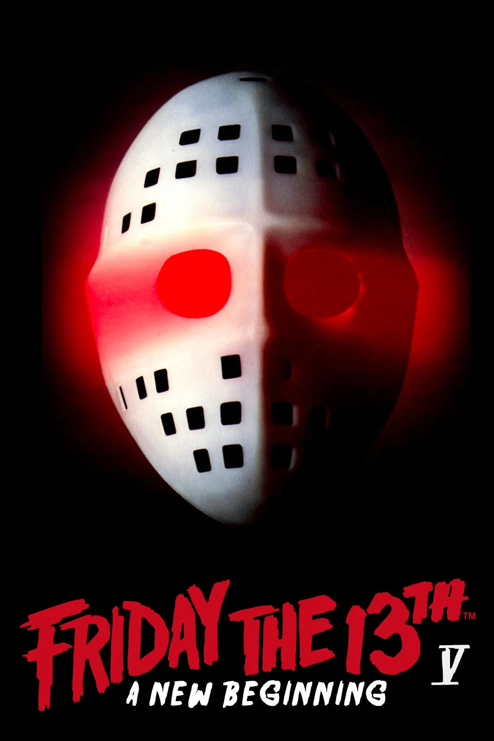 Poster chính thức của phim Phim Kinh Dị, Phim Giật Gân "Thứ 6 Ngày 13: Khởi Đầu Mới" (Friday the 13th: A New Beginning - 1985), với sự tham gia của diễn viên John Shepherd và Tiffany Helm.