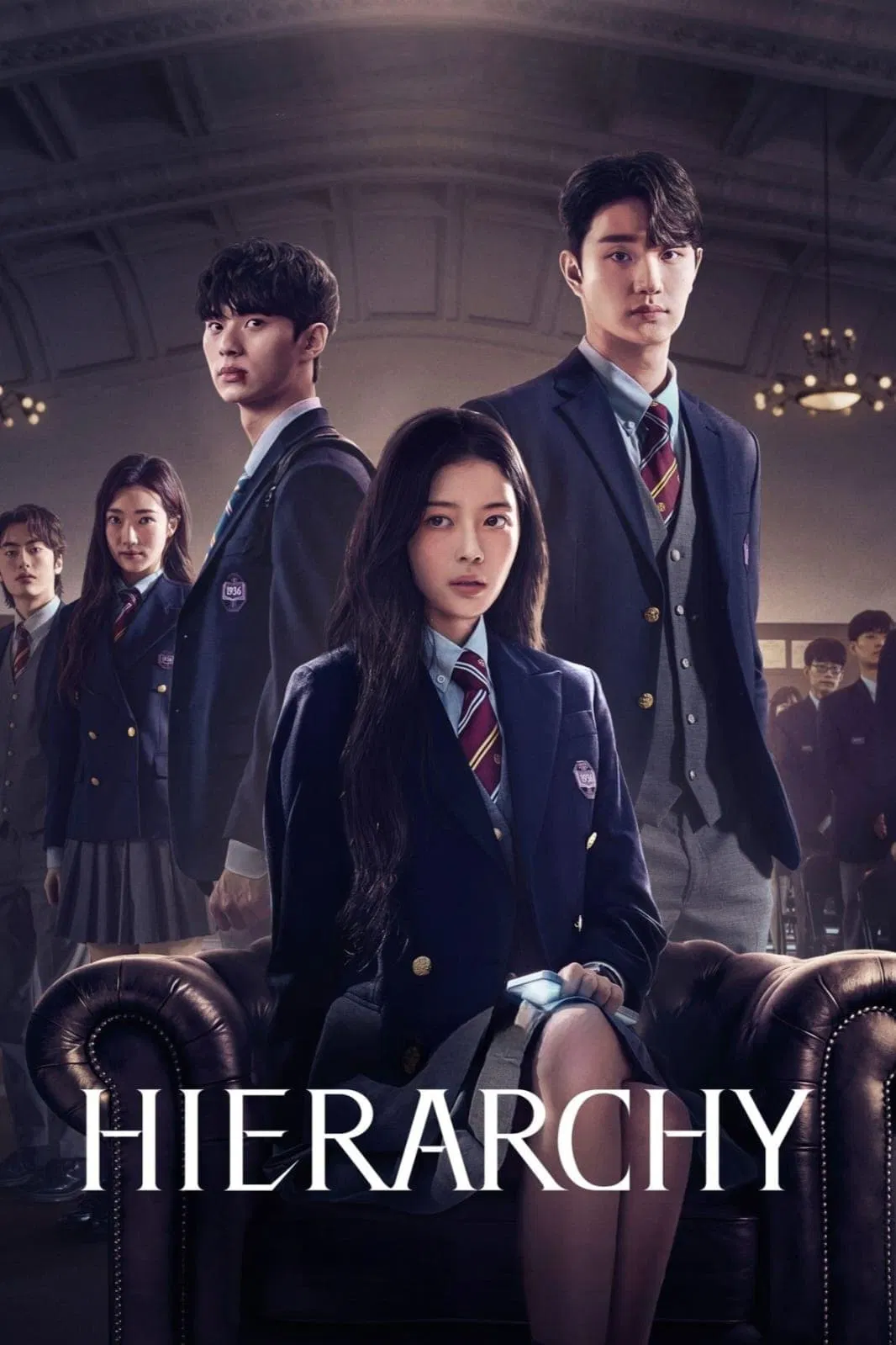 Poster chính thức của phim Phim Tâm Lý "Thứ Bậc" (Hierarchy - 2024), với sự tham gia của diễn viên Roh Jeong-eui và Lee Chae-min.