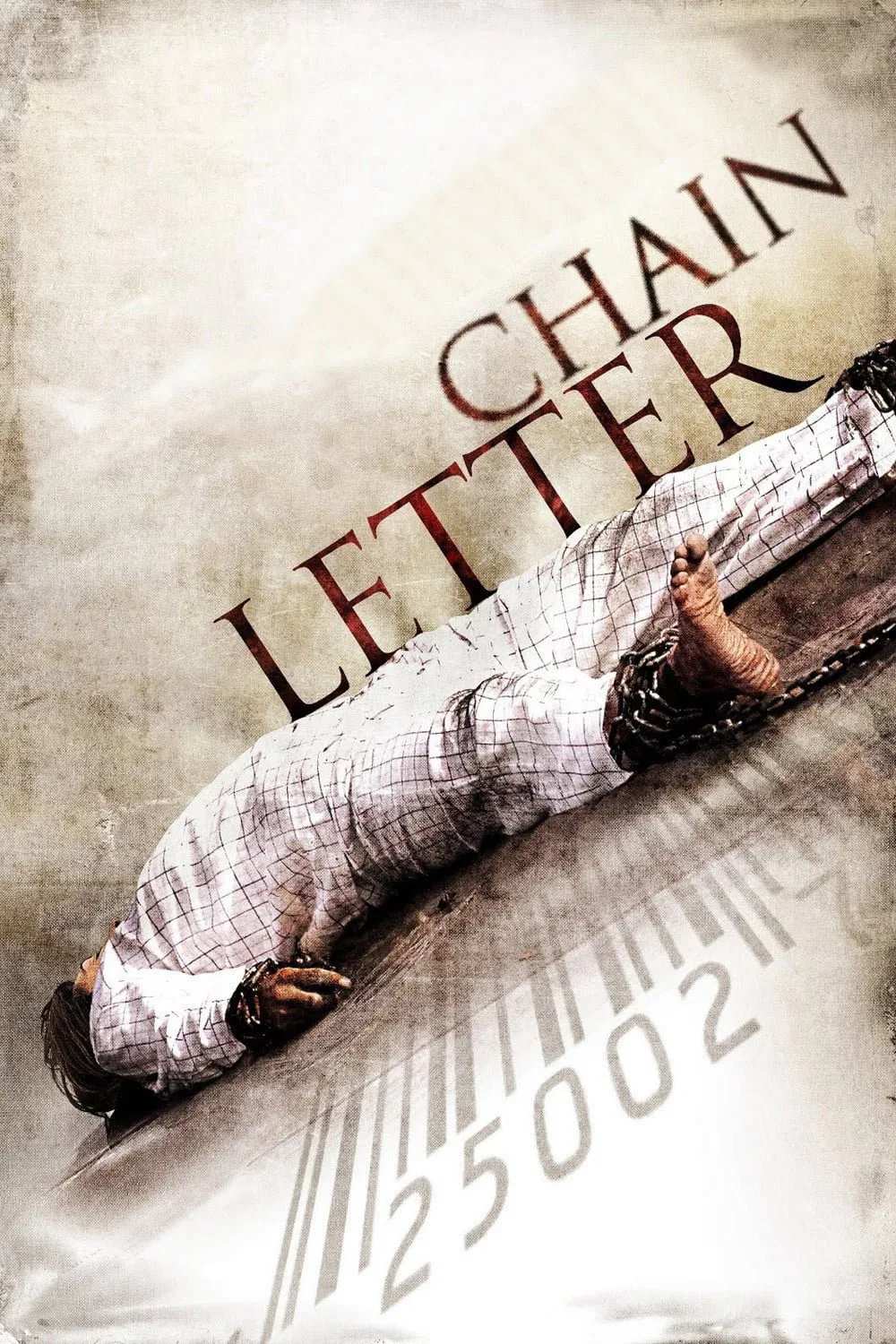 Poster chính thức của phim Phim Kinh Dị, Phim Giật Gân "Thư Dây Chuyền" (Chain Letter - 2010), với sự tham gia của diễn viên Nikki Reed và Keith David.