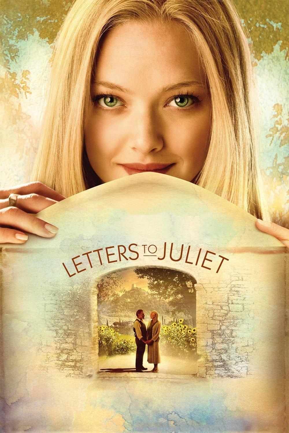 Poster chính thức của phim Phim Hài, Phim Tâm Lý "Thư Gửi Juliet" (Letters to Juliet - 2010), với sự tham gia của diễn viên Amanda Seyfried và Christopher Egan.