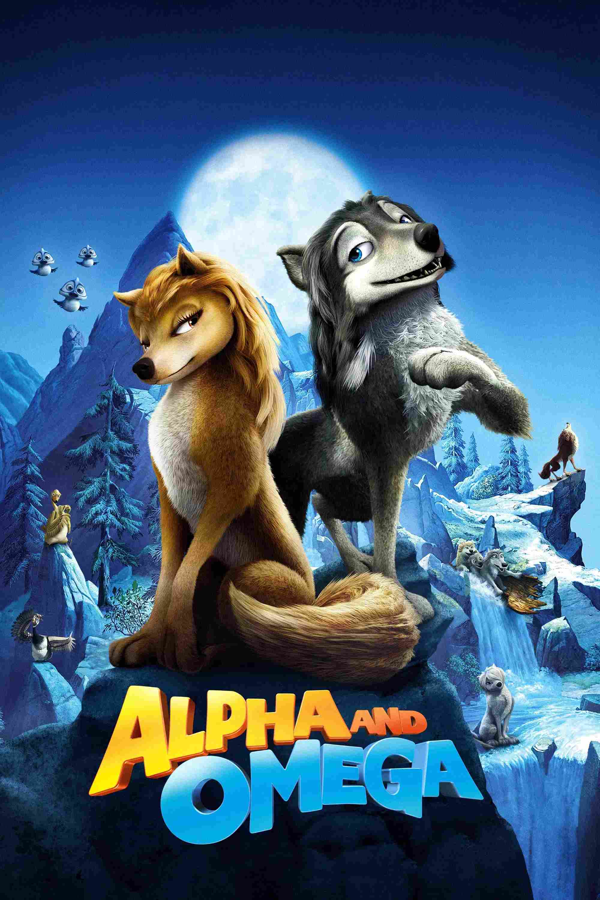 Poster chính thức của phim Phim Hoạt Hình, Phim Gia Đình "Thủ Lĩnh Sói Xám" (Alpha and Omega - 2010), với sự tham gia của diễn viên Justin Long và Hayden Panettiere.