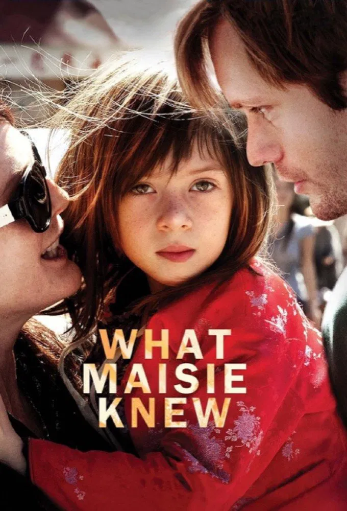 Poster chính thức của phim Phim Tâm Lý "Thứ Maisie Đã Biết" (What Maisie Knew - 2013), với sự tham gia của diễn viên Julianne Moore và Steve Coogan.